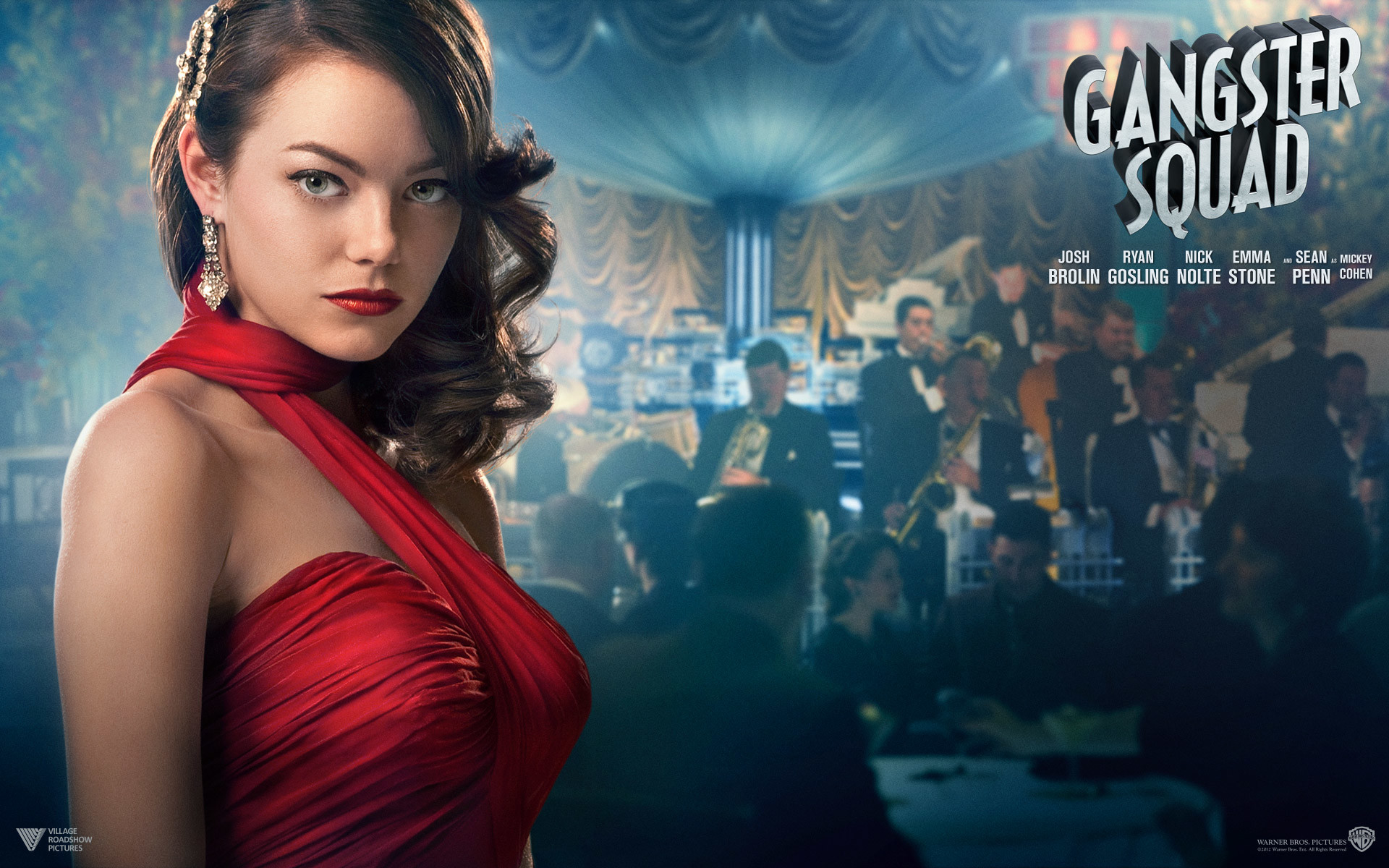 1920x1200 Emma Stone in Gangster Squad Wallpaper