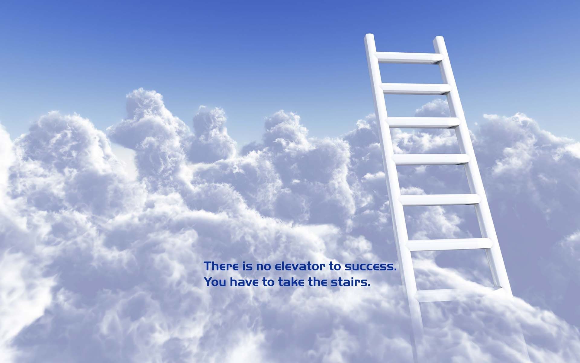 1920x1200 There Is No Elevator To Success | HD Motivation Wallpaper Free Download ...