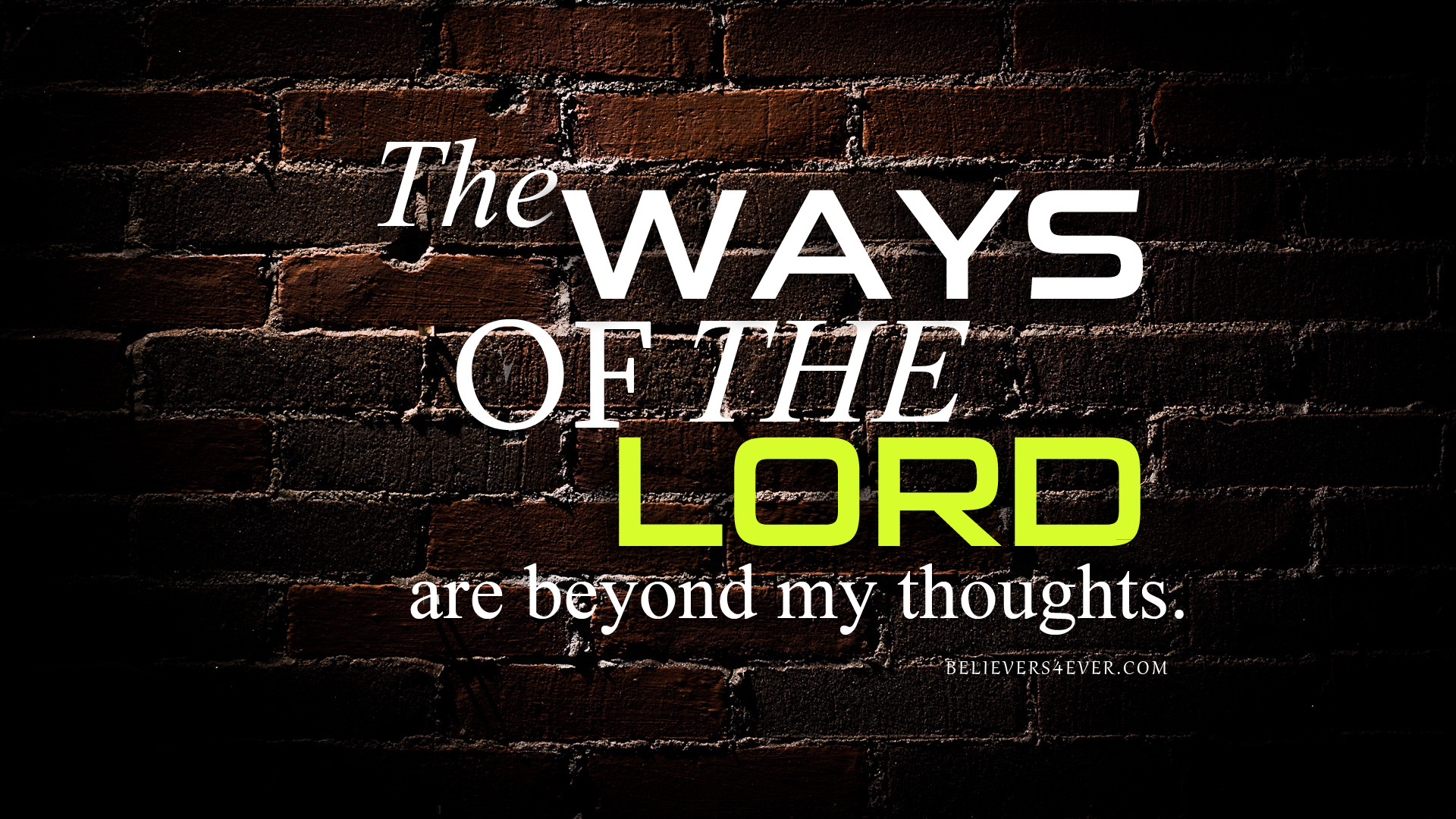 1920x1080 The ways of the Lord
