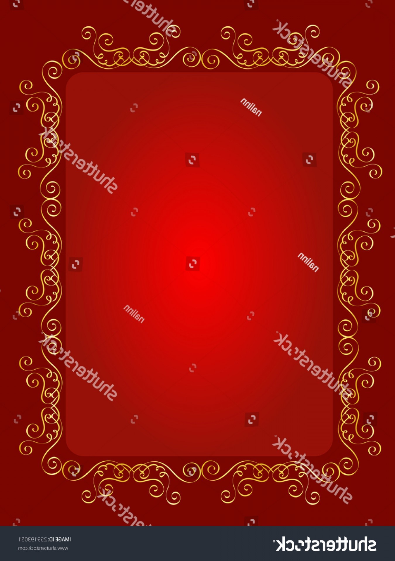 1350x1920 Empty Vector Elegant Background: Shutterstock Elegant Gold And Red Maroon  Color