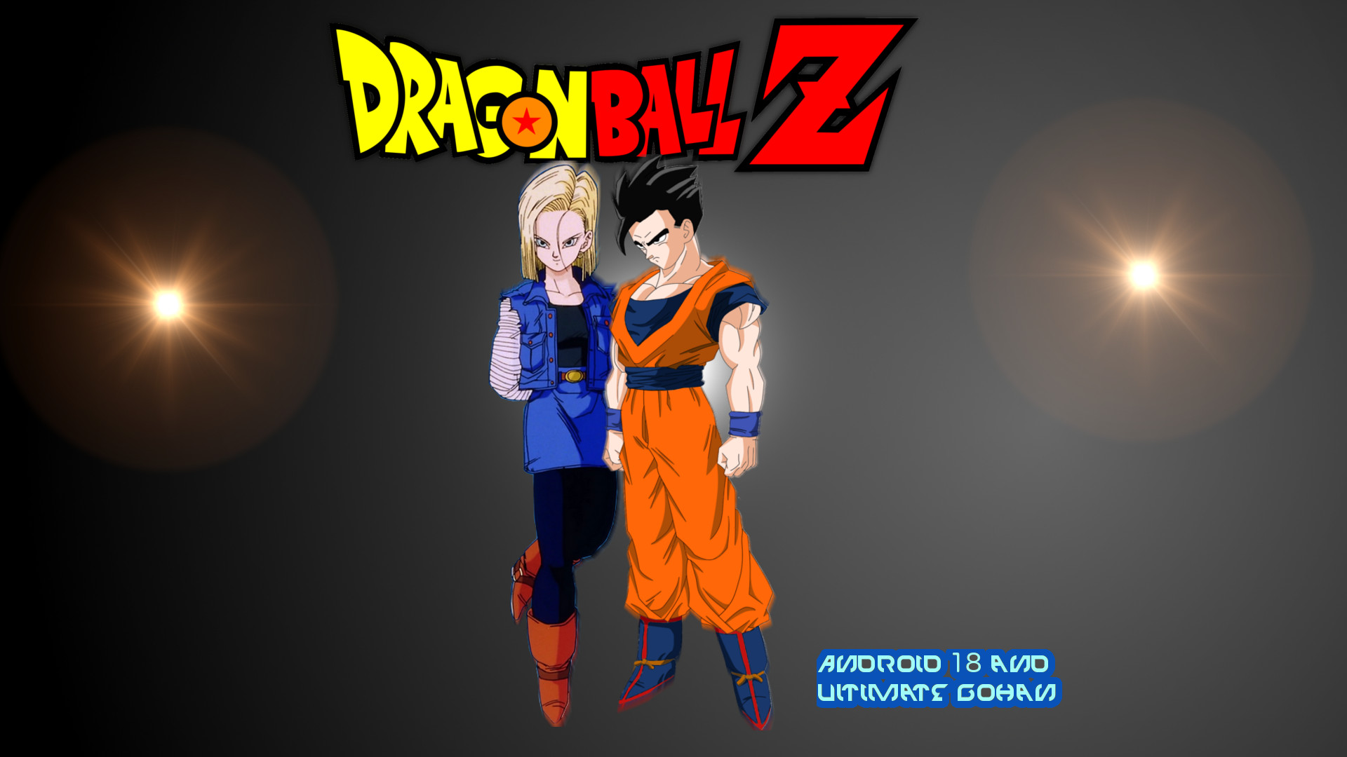 1920x1080 Android 18 and Ultimate/Mystic Gohan Wallpaper by DragonsWarth18 .