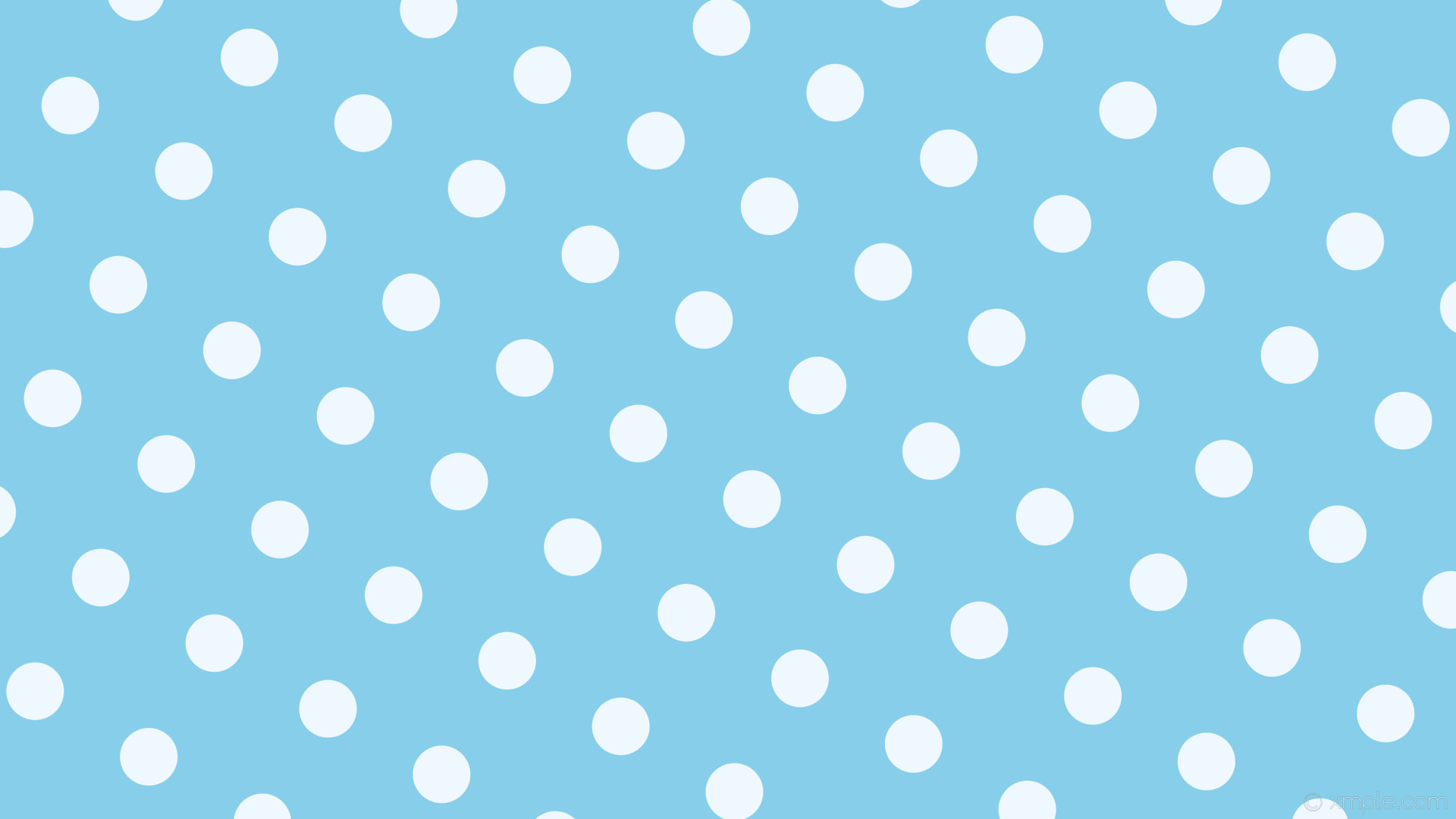 1920x1080 wallpaper dots spots white blue polka sky blue alice blue #87ceeb #f0f8ff  150Â°