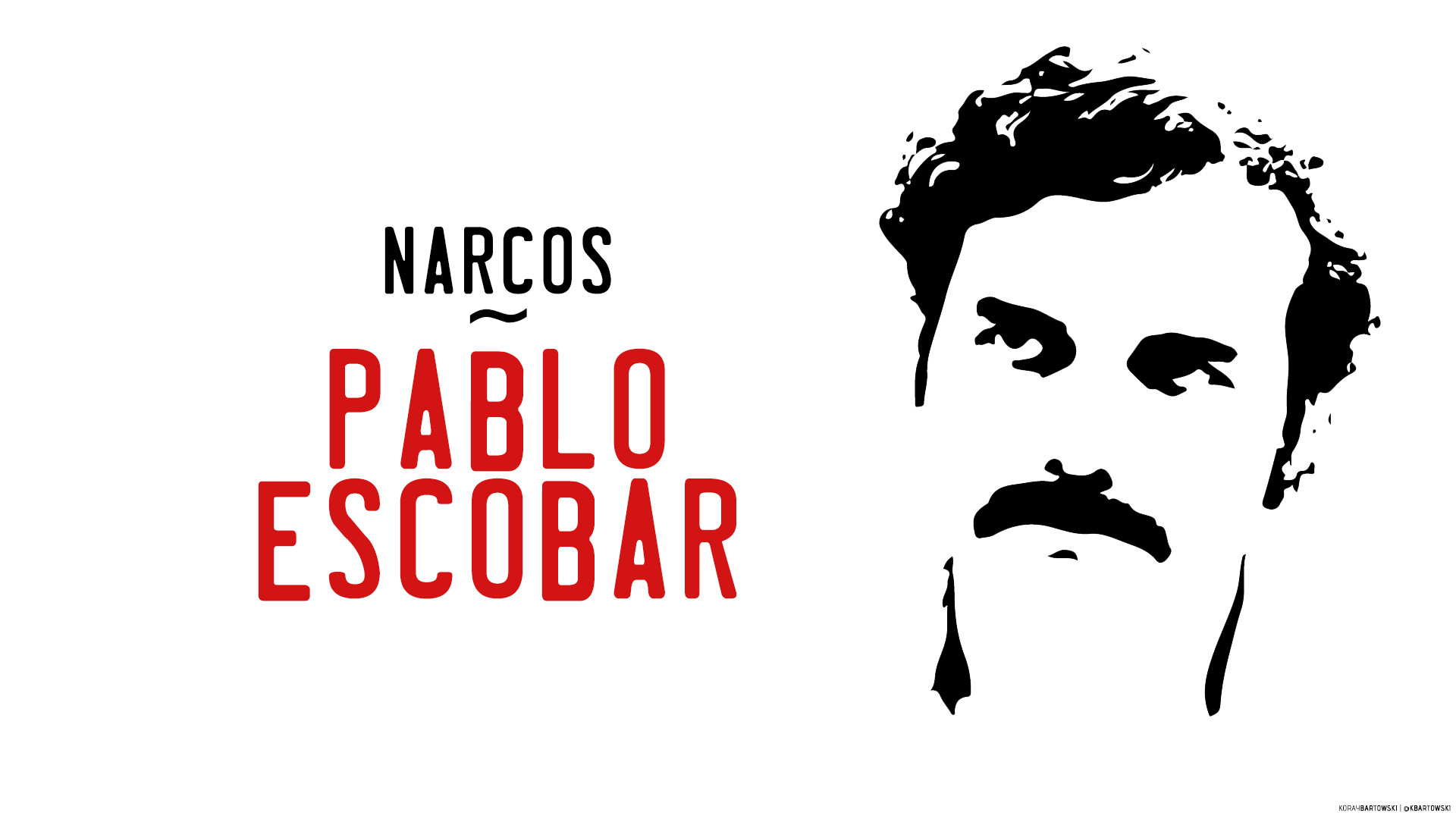 1920x1080 illustration text logo cartoon Narcos brand Netflix Pablo Escobar font
