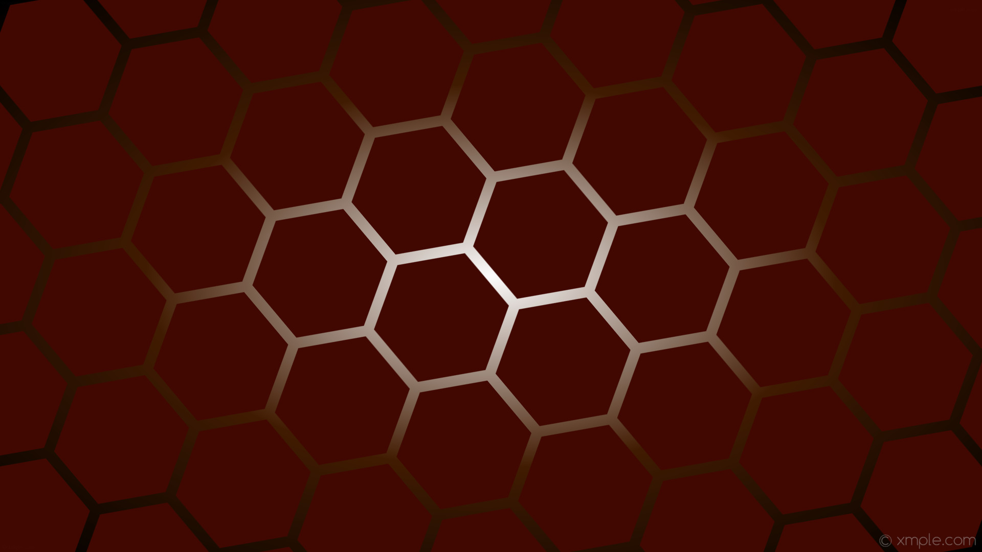 1920x1080 wallpaper black white red hexagon gradient orange glow dark red dark orange  #410801 #ffffff