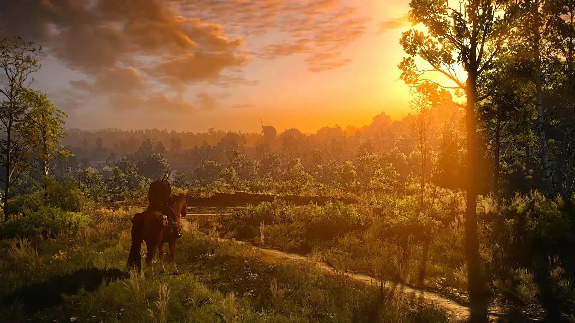 1920x1080 Animated Desktop Wallpaper of The Witcher 3 - White Orchard I: Where my  long journey began