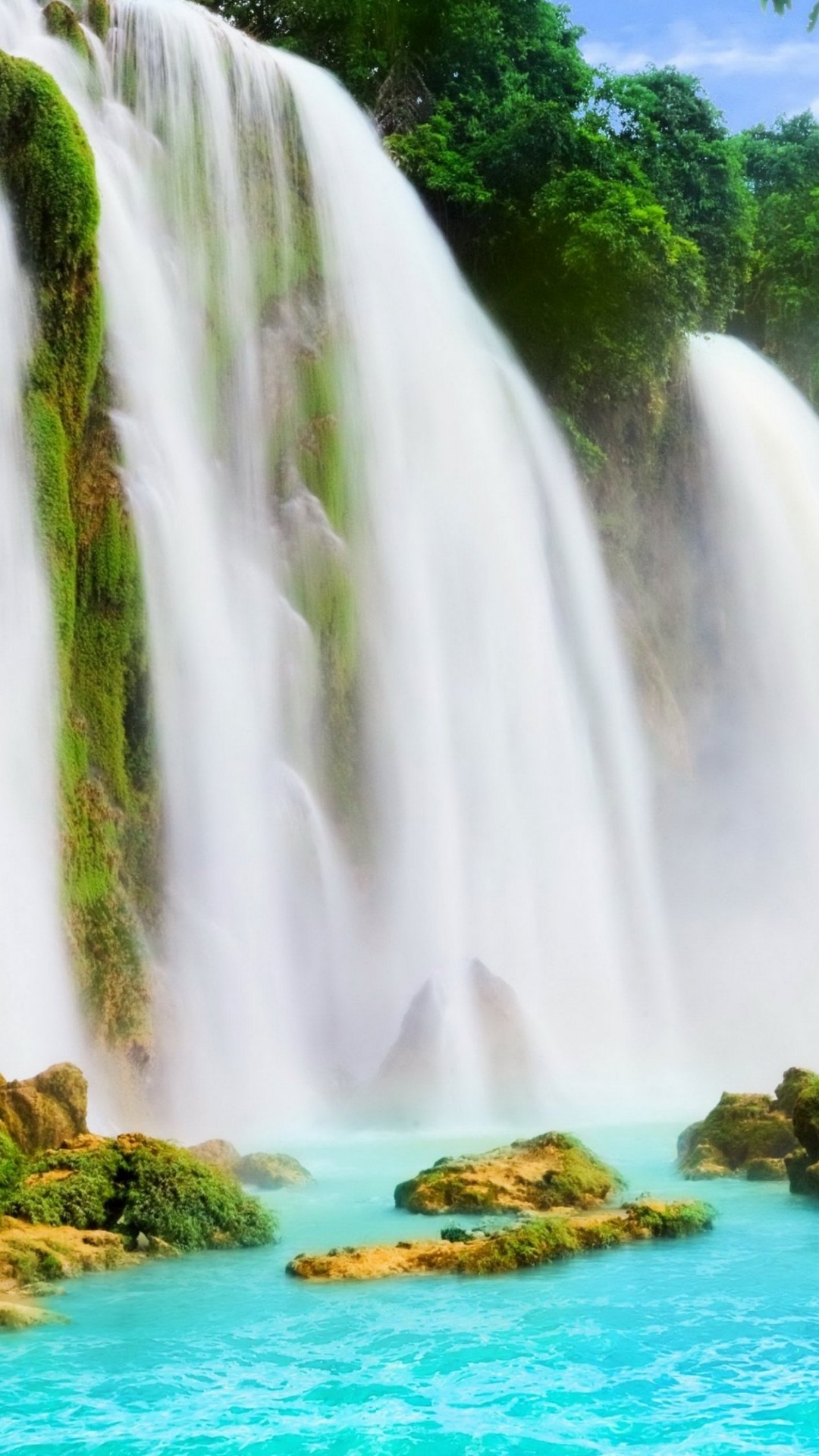 1080x1920 Earth Waterfall Waterfalls. Wallpaper 597036