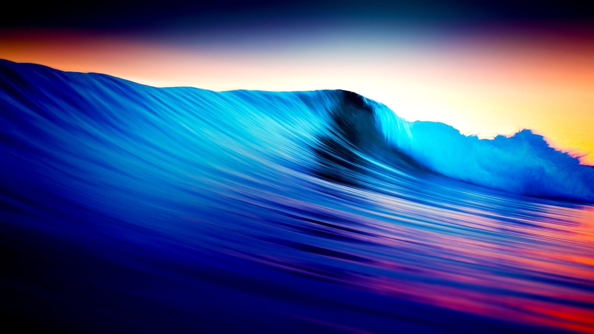 1920x1080 Sea Ocean - Waves Nature Sea Blue Free Hd Wallpaper For Mobile for HD 16: