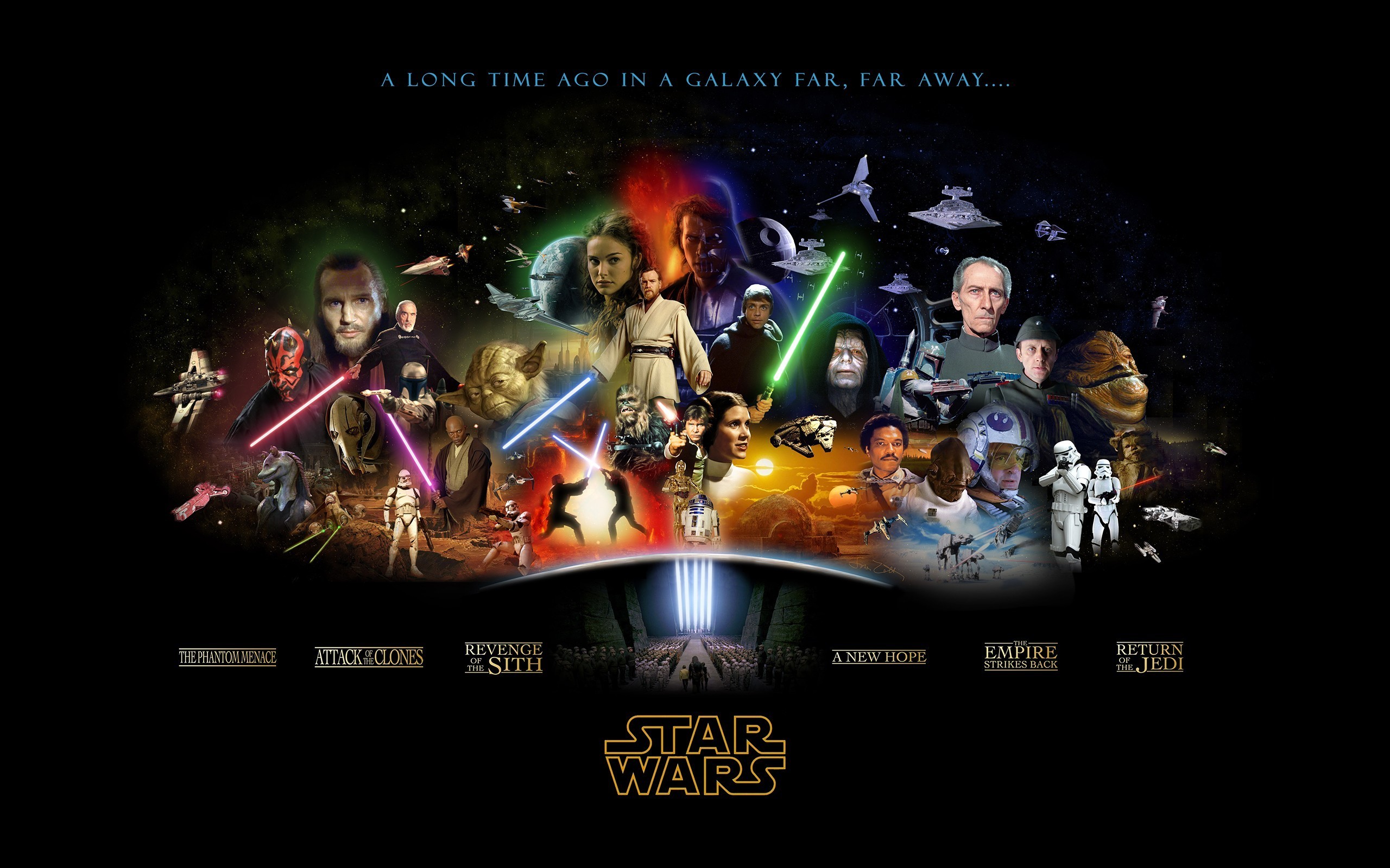 2560x1600 Star Wars movie poster wallpaper