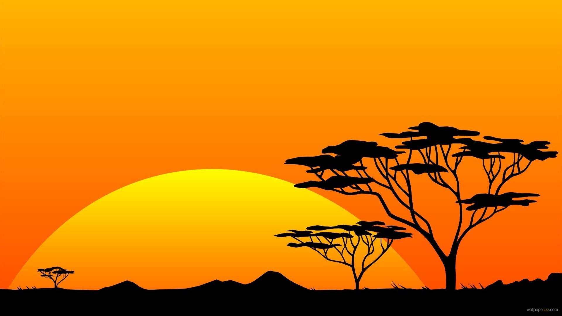 1920x1080 Scenery Safari Hires Sun Sunrise Africa wallpapers HD free - 171589