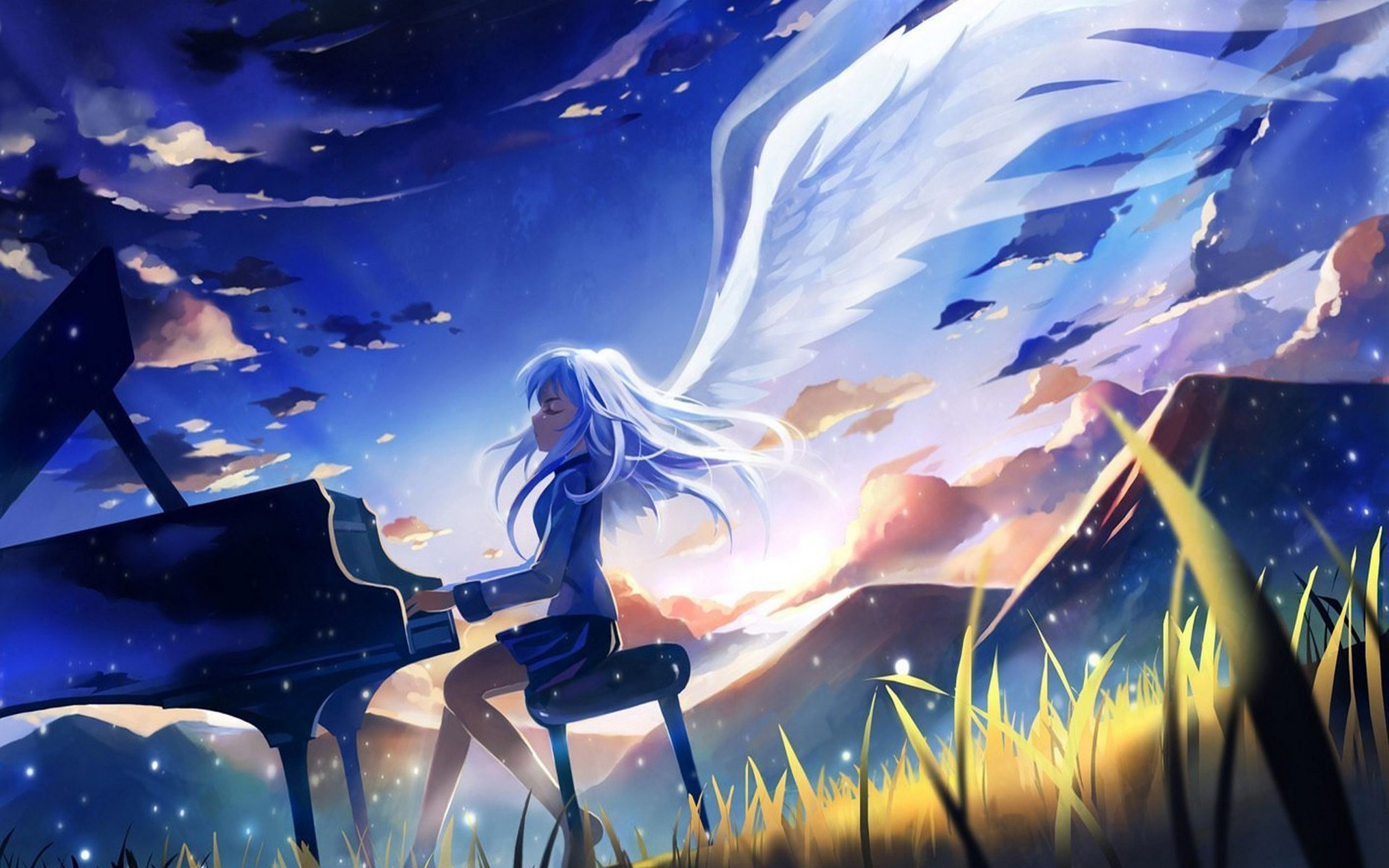 2560x1600 Anime Angel Wallpaper HD Resolution #2731 >