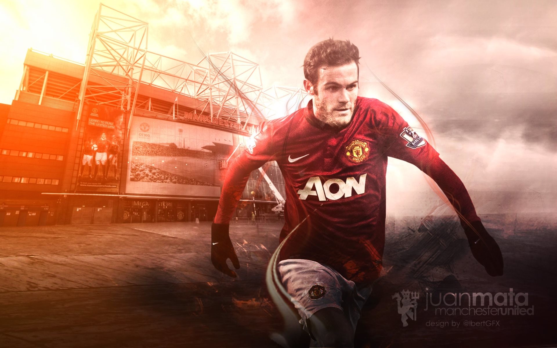 1920x1200 HD Wallpaper: Juan Mata - Manchester United