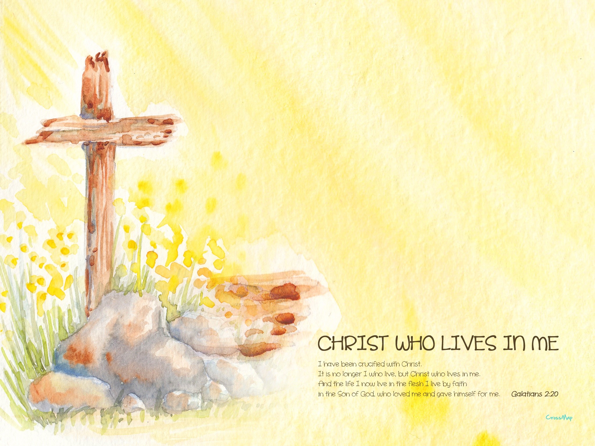 2048x1536 Galatians 2:20 - Christ Who Lives in Me
