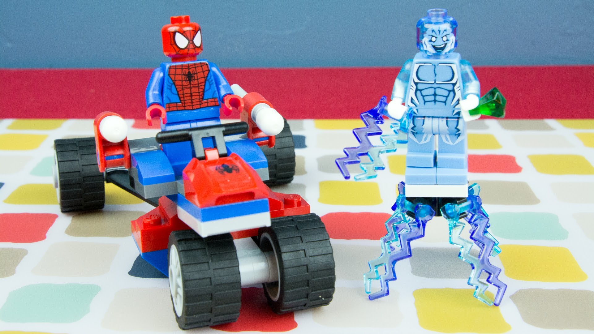 1920x1080 Spiderman Legos Marvel Super Heroes Spider Trike VS Electro Lego Time Lapse  - YouTube