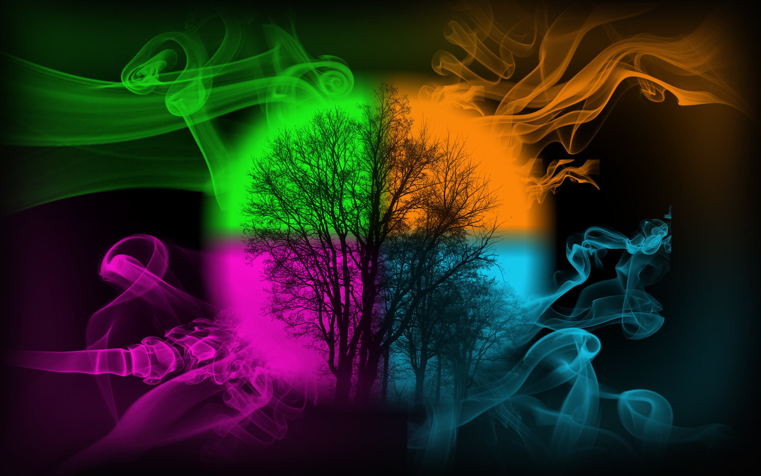 2560x1600 Colorful Smoke Backgrounds.