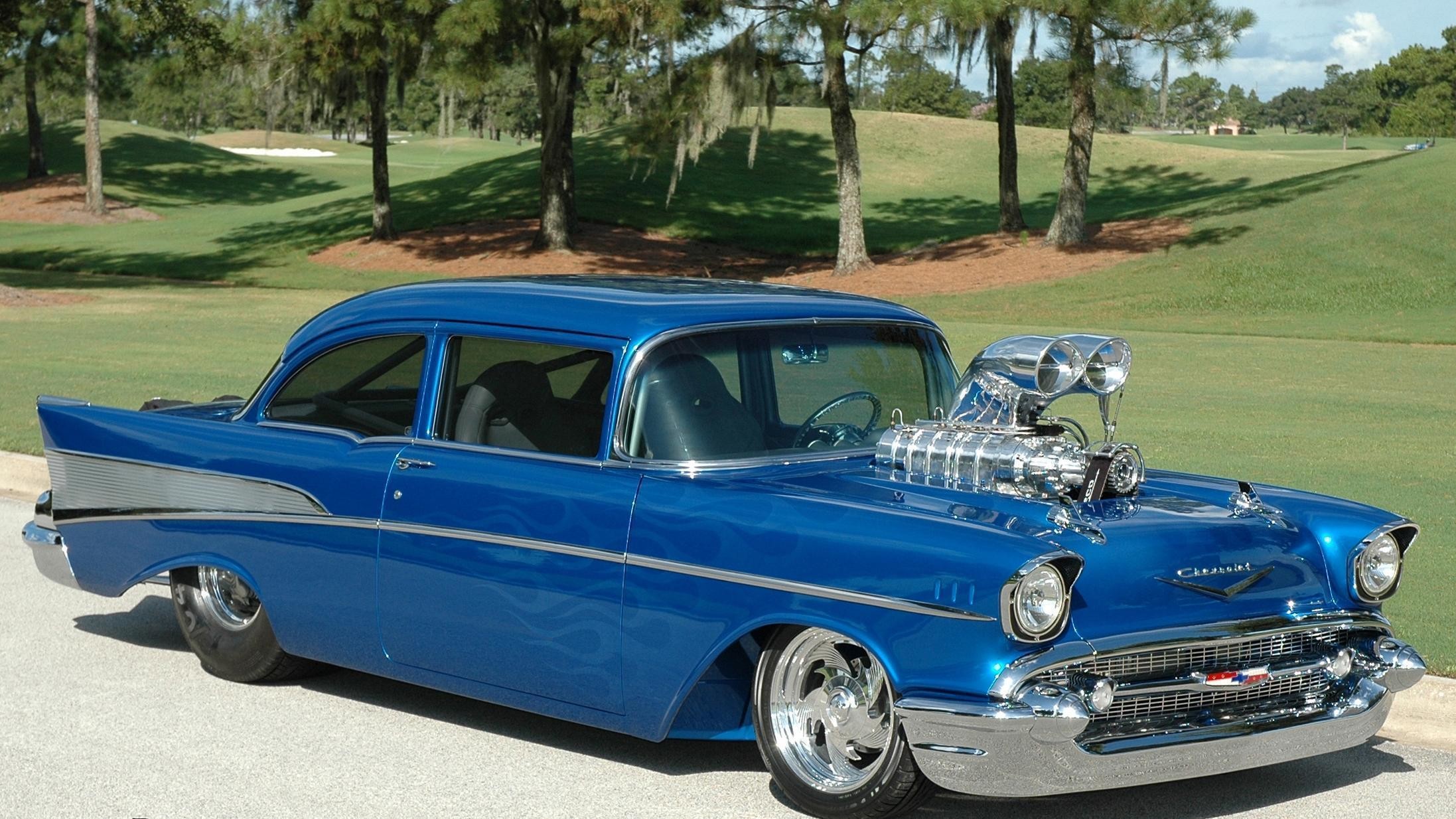 2194x1234 57 chevy bel air hd desktop wallpaper widescreen high car baby walker