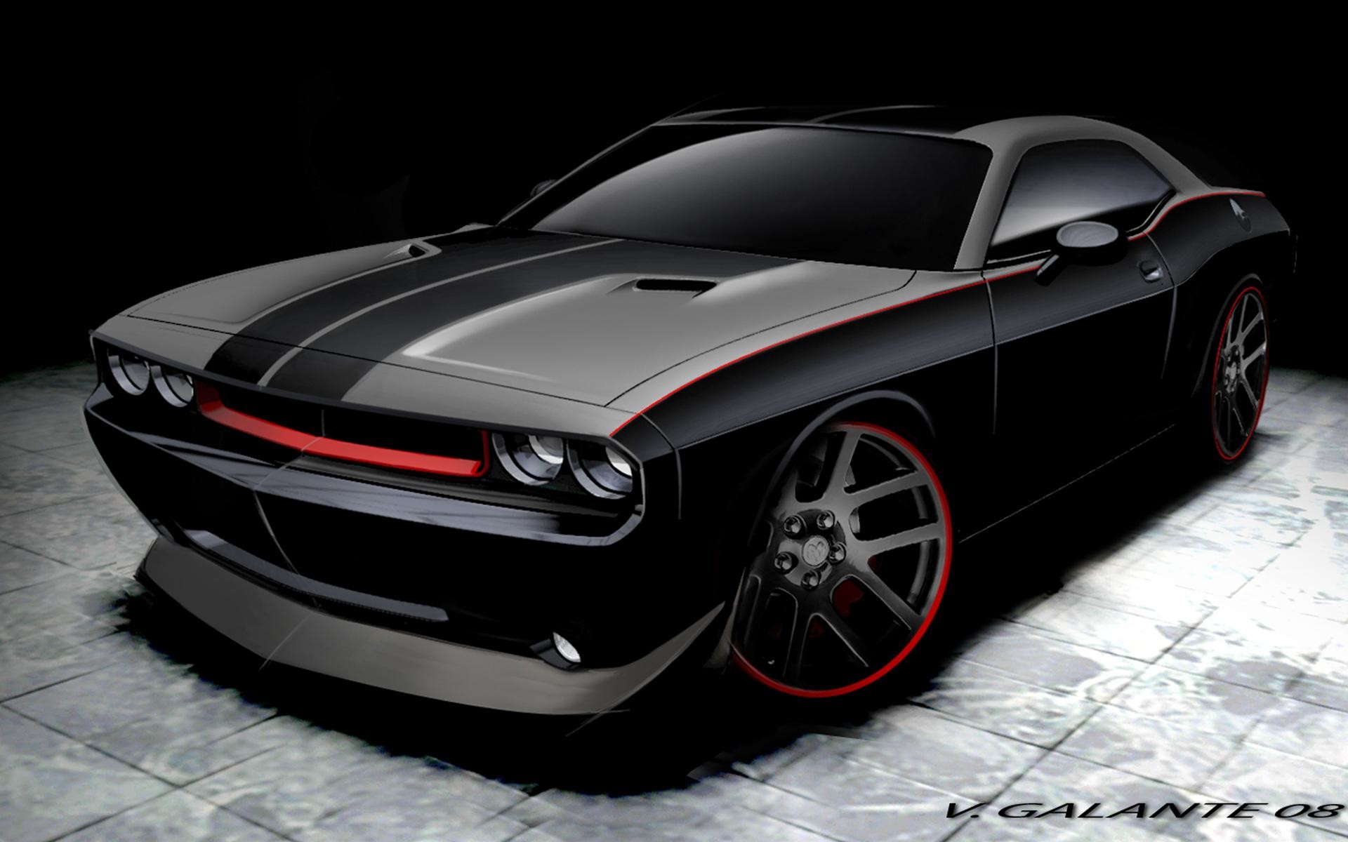 1920x1200 Dodge Challenger Back Wallpapers | HD Wallpapers