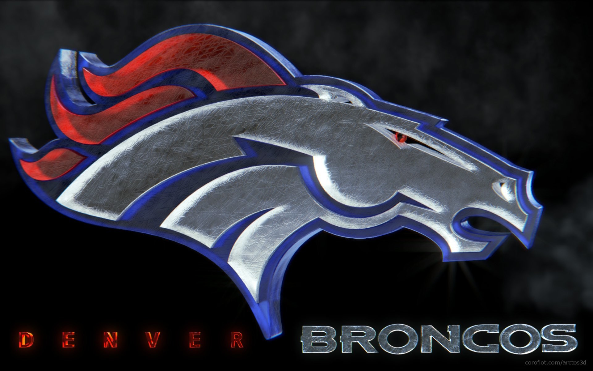 1920x1200 Denver Broncos Logo wallpaper