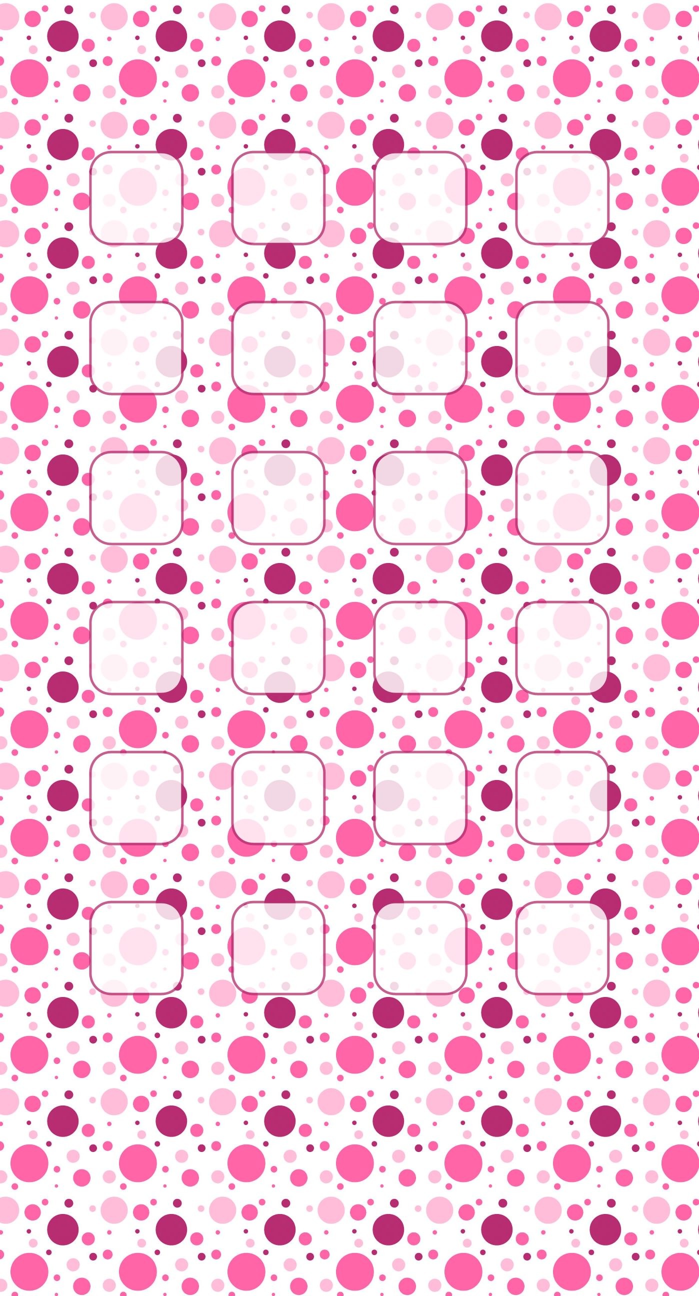 1398x2592 Polka dot pattern pink purple shelf iPhone6s Plus / iPhone6 Plus Wallpaper