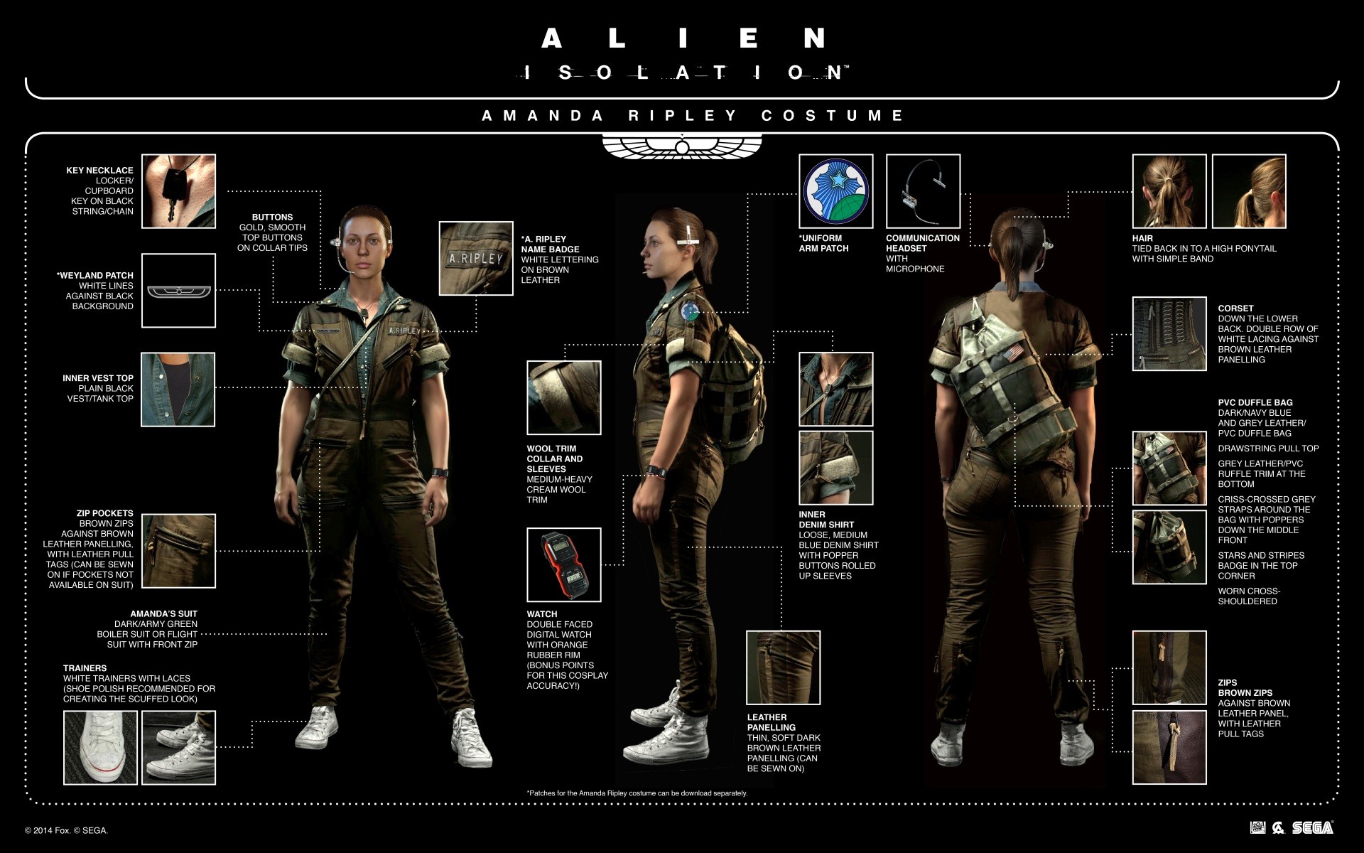 1920x1200 ... wallpapers and boxart for Alien Isolation. 1_ai_cosplay_amanda.jpg