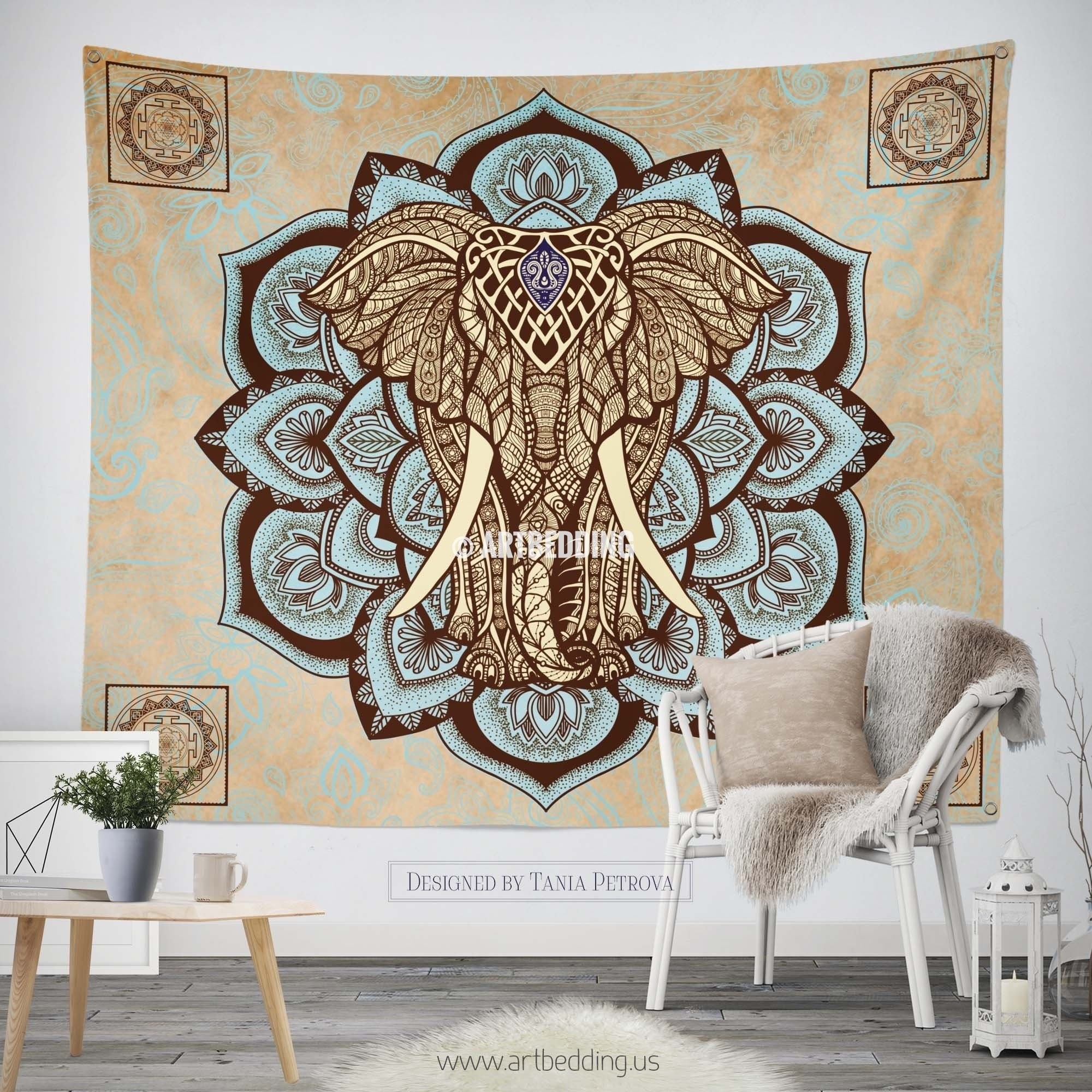 2000x2000 ... Elephant Tapestry, Lotus wall tapestry,Hippie tapestry wall hanging,  bohemian wall tapestries, ...