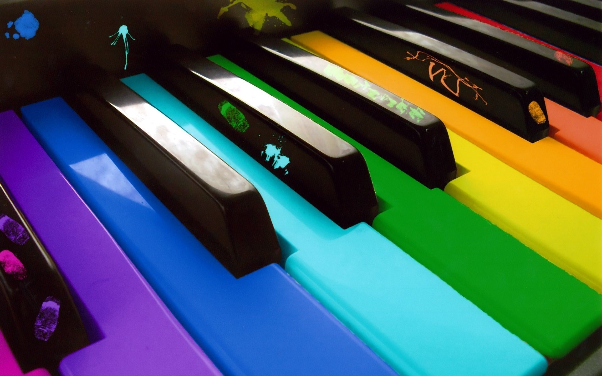 1920x1200 Colorful piano keyboard HD Wallpaper 1920x1080 Colorful piano keyboard .