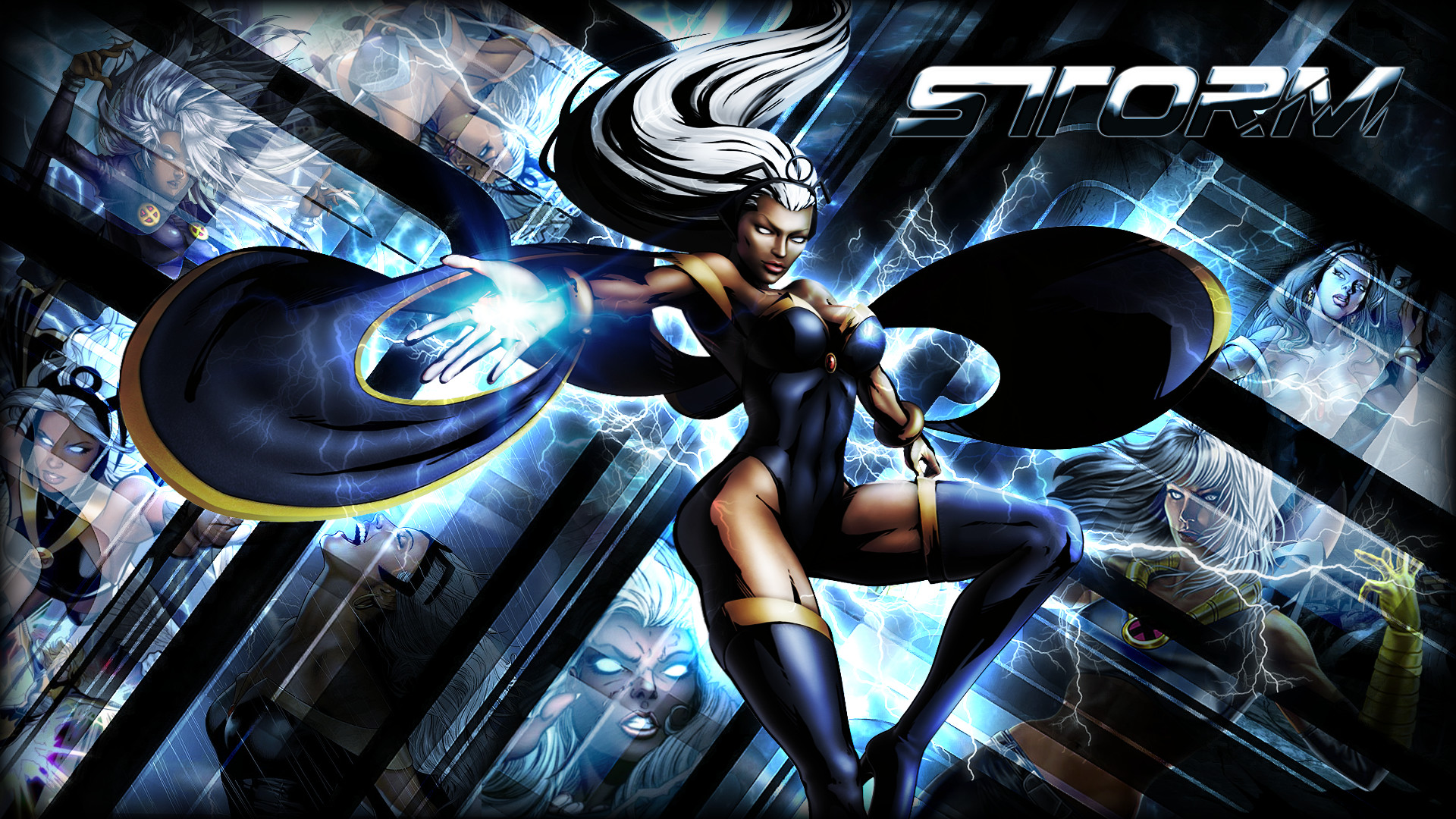 1920x1080 Storm X Men Comics Background.