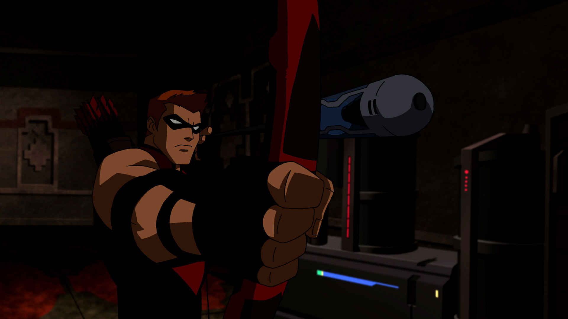 1920x1080 Young Justice: Nightwing/Robin vs Red Arrow/Arsenal