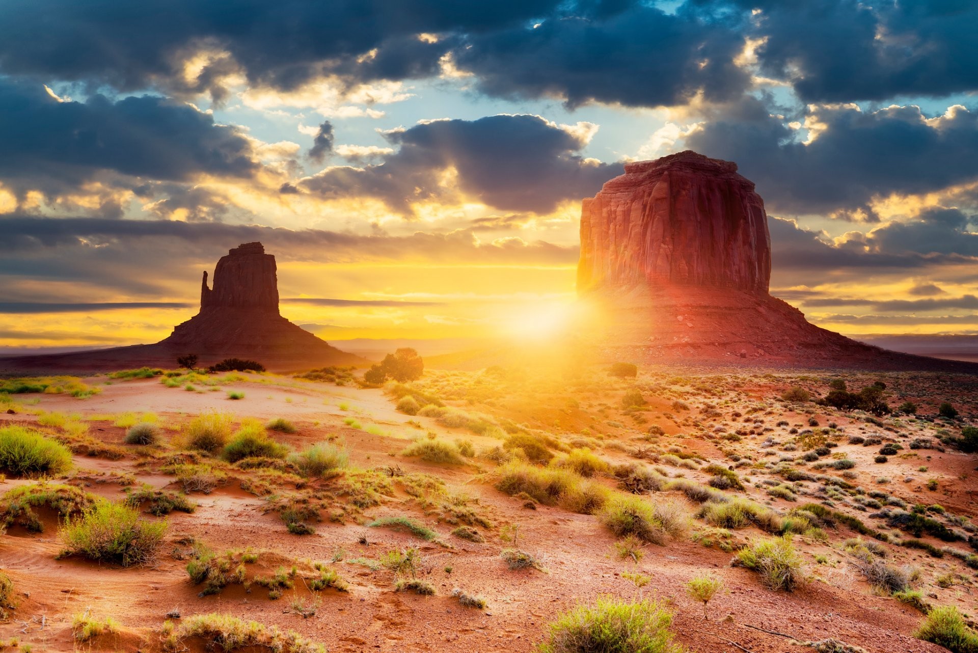 1920x1282 united states arizona utah monument valley geological formation desert sun  light