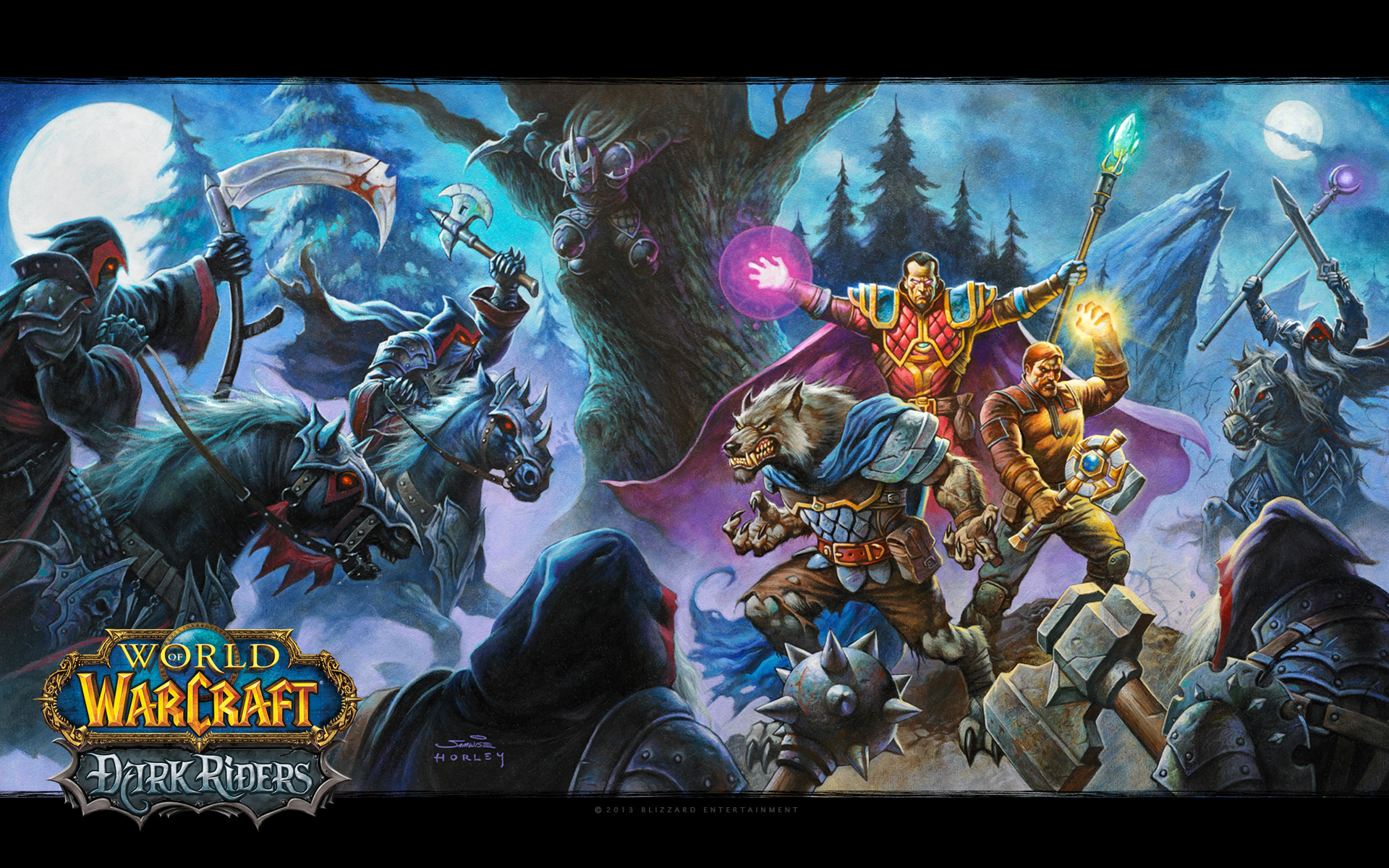 1920x1200 Blizzplanet The Official World of Warcraft: Dark Riders Wallpaper Available  | Blizzplanet