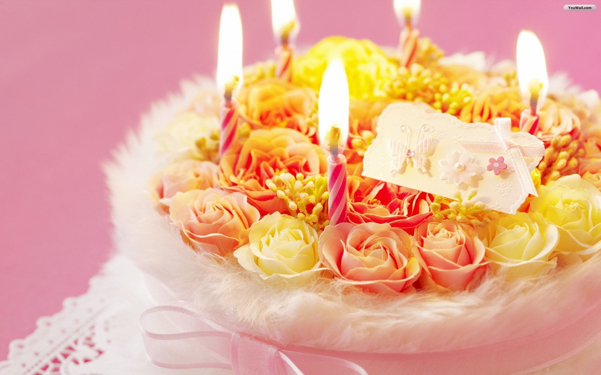 1920x1200  Happy Birthday Background With Cake And Balloons Stock Photo .