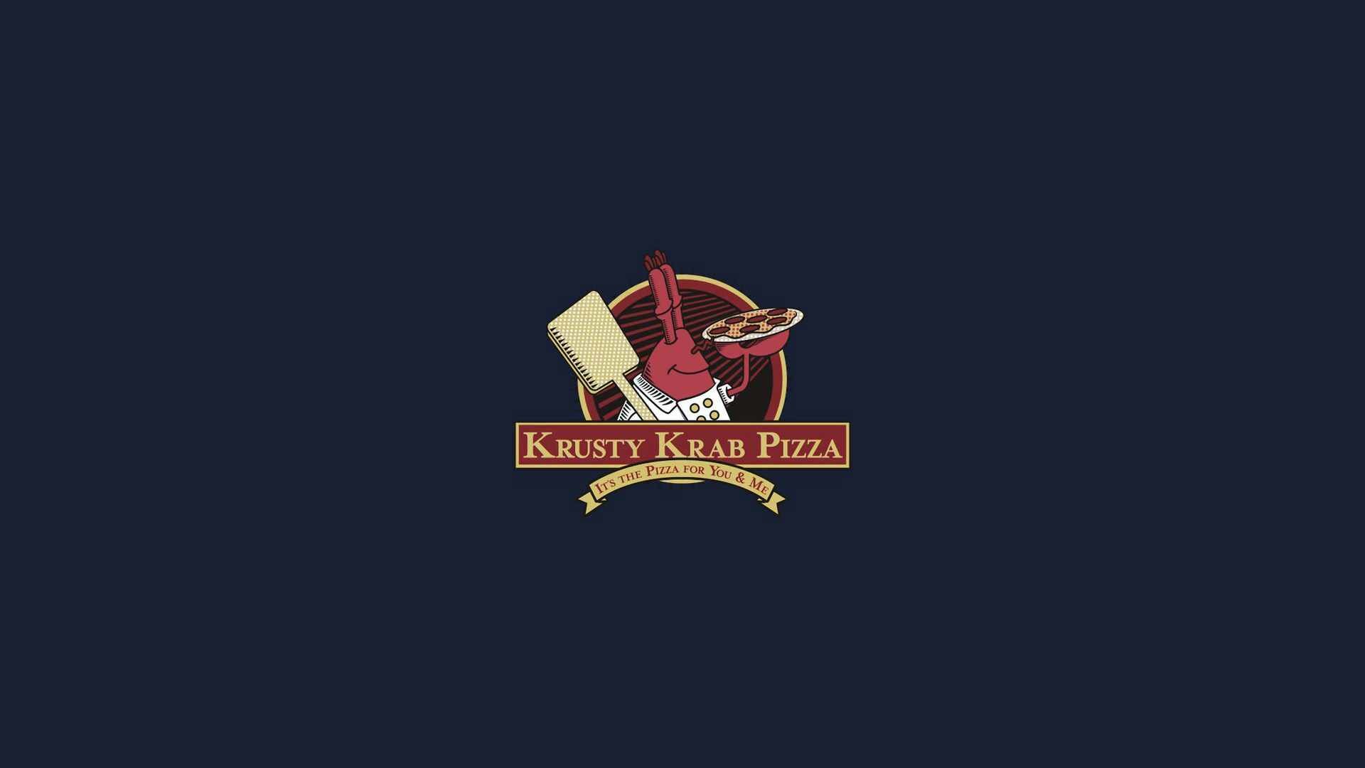 1920x1080 Krusty Krab Pizza Logo