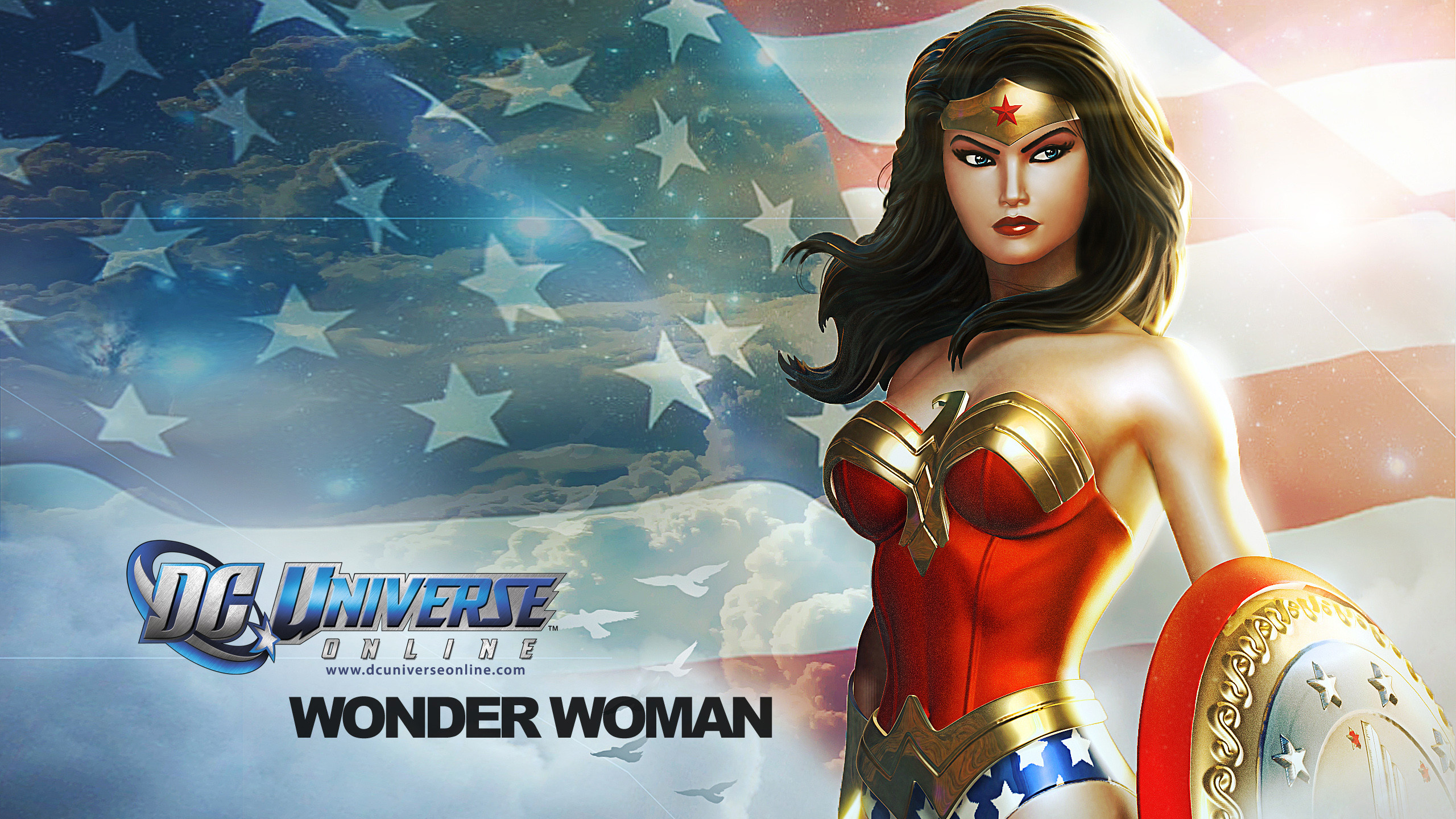 2560x1440 Wonder Woman in DC Universe Online