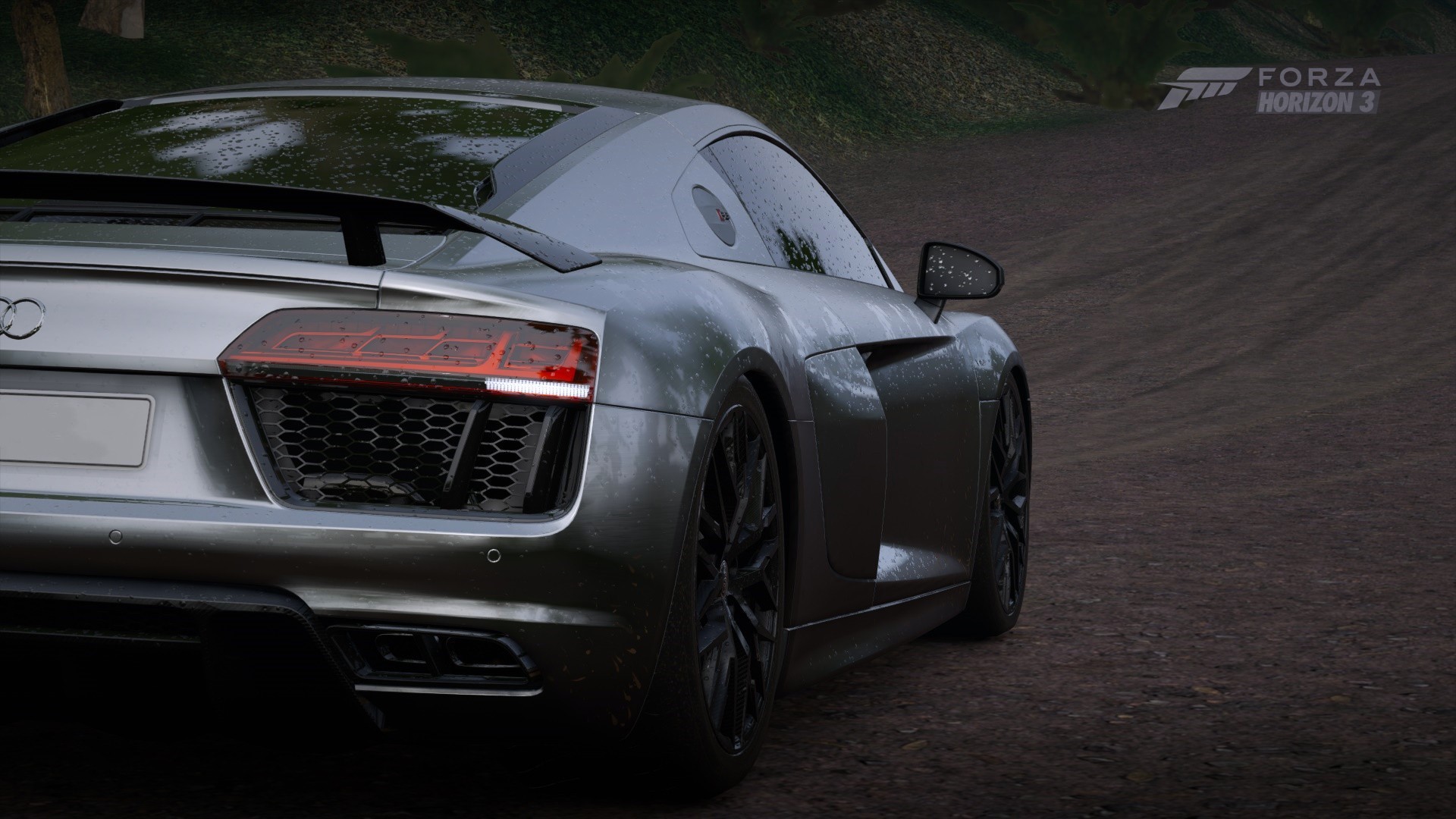 1920x1080 forza horizon 3, Audi R8 V10, Rain, Mud, Supercars Wallpapers HD / Desktop  and Mobile Backgrounds