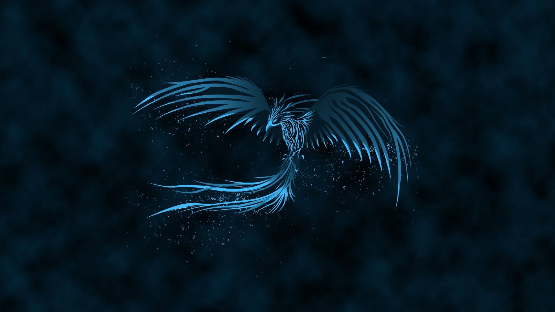 1920x1080 Fantasy Phoenix Fantasy Blue Bird Wallpaper
