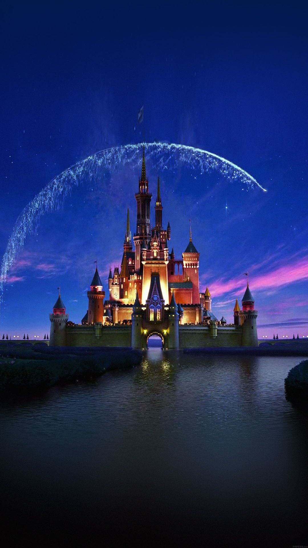 1080x1920 Tap image for more iPhone Disney wallpaper! Disney castle artwork -  @mobile9 | Wallpapers