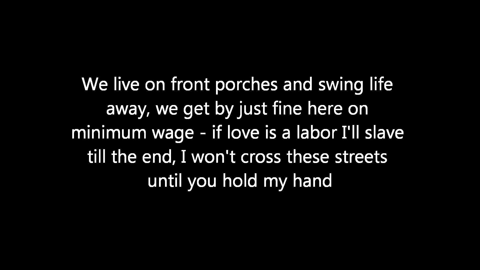 1920x1080 Rise Against: Swing Life Away (Lyrics Video)