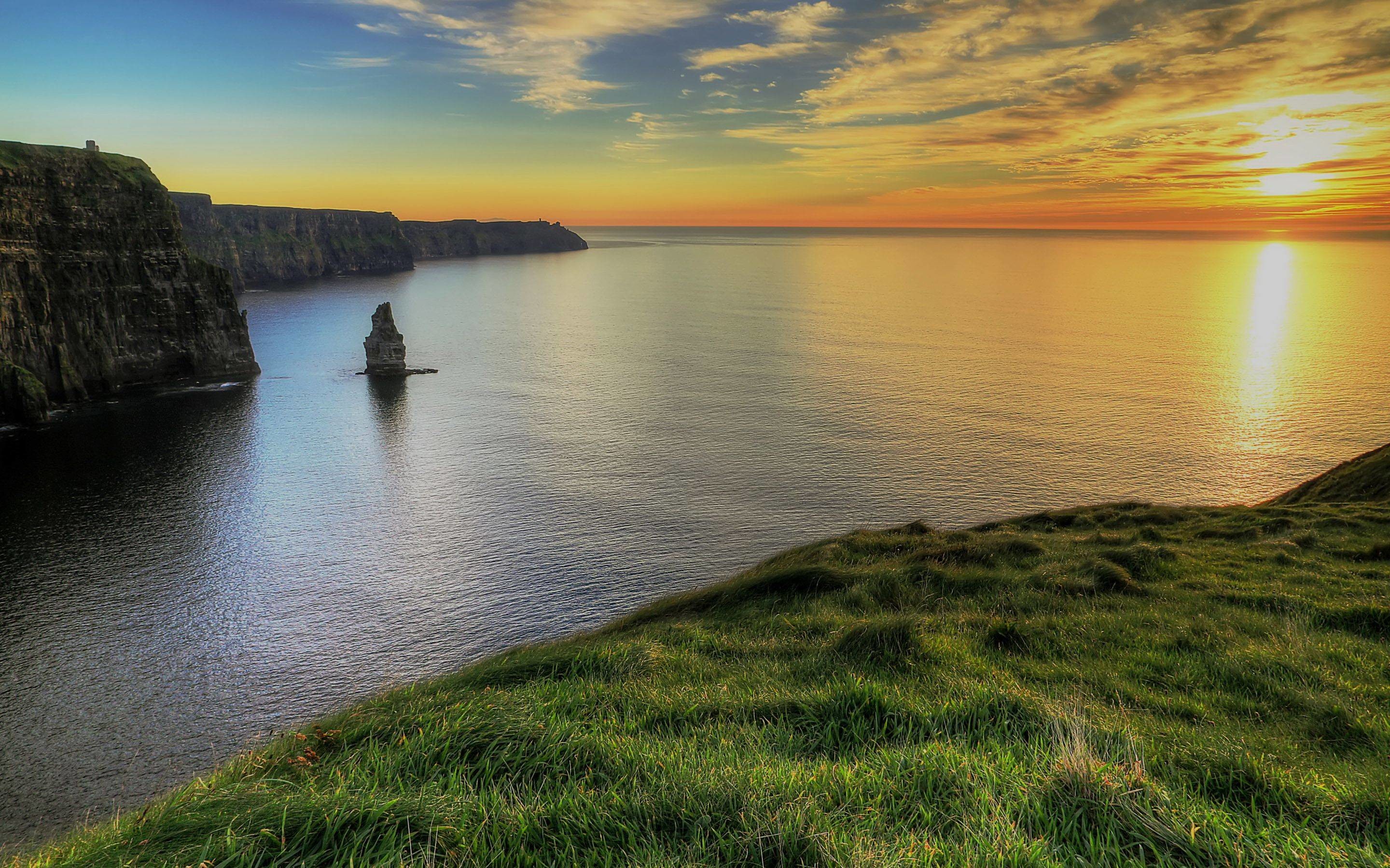 2880x1800 Cliffs-Of-Moher-Ireland Ireland HD free wallpapers backgrounds .