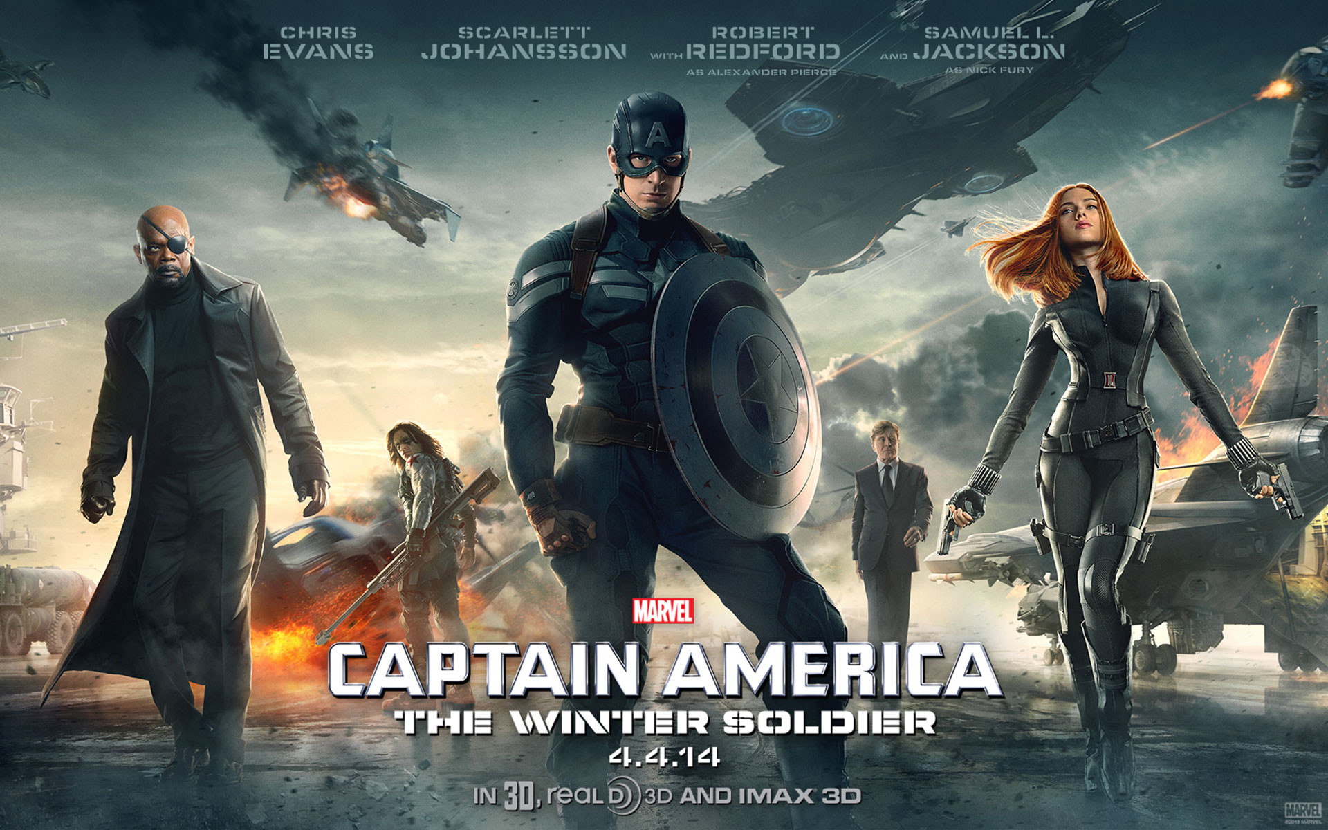 1920x1200 Captain America The Winter Soldier HD Wallpaper