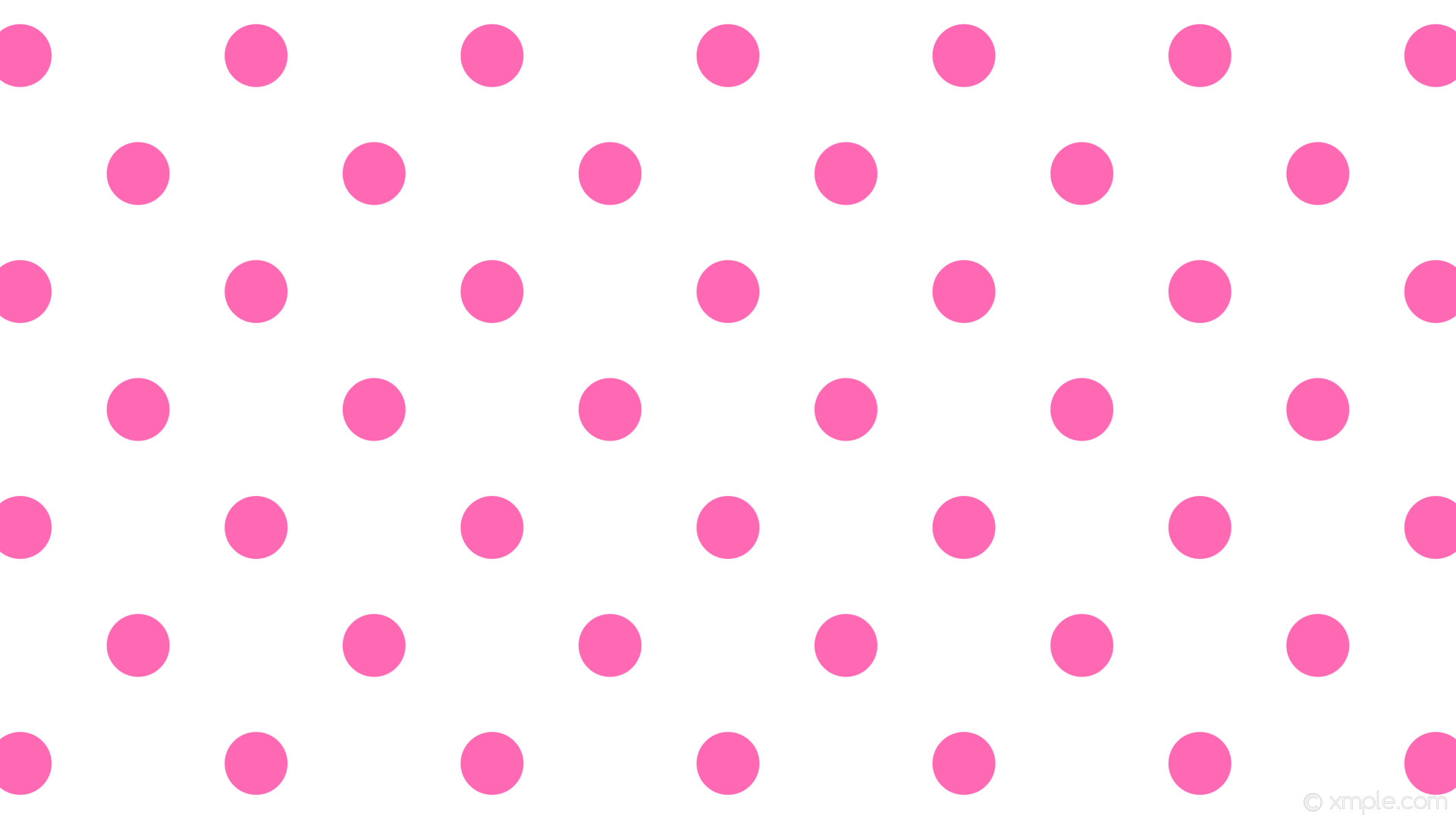 1920x1080 wallpaper dots pink polka spots white hot pink #ffffff #ff69b4 45Â° 83px  220px
