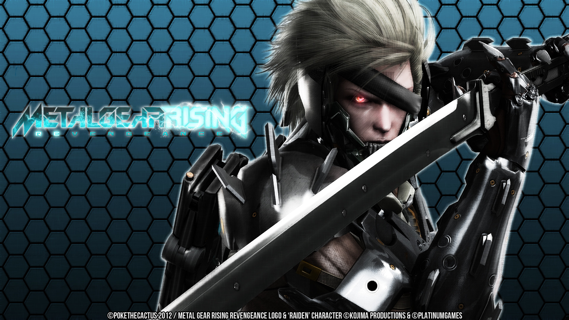 1920x1080 ... Metal Gear Rising - Raiden Wallpaper by PokeTheCactus
