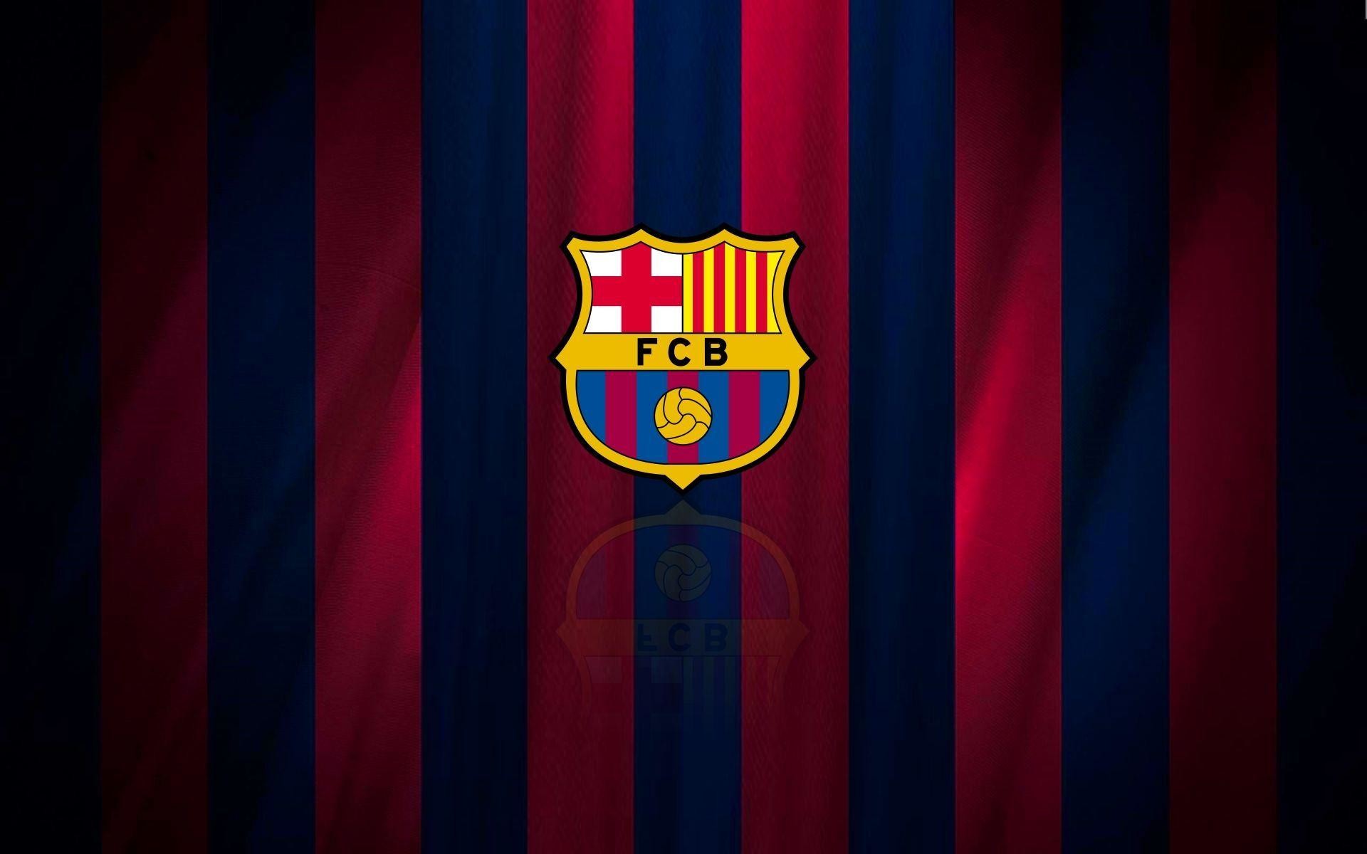 1920x1200 FC Barcelona logo, logotype. All logos, emblems, brands pictures .