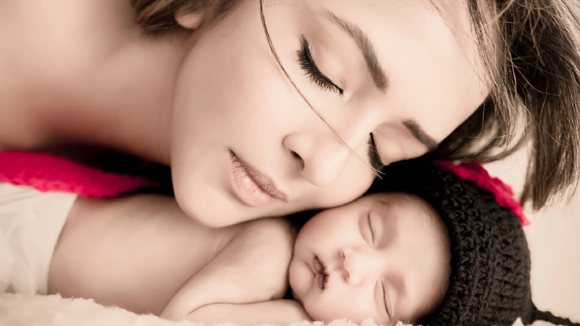 1920x1080 hd pics photos baby new born baby with mother wallpaper