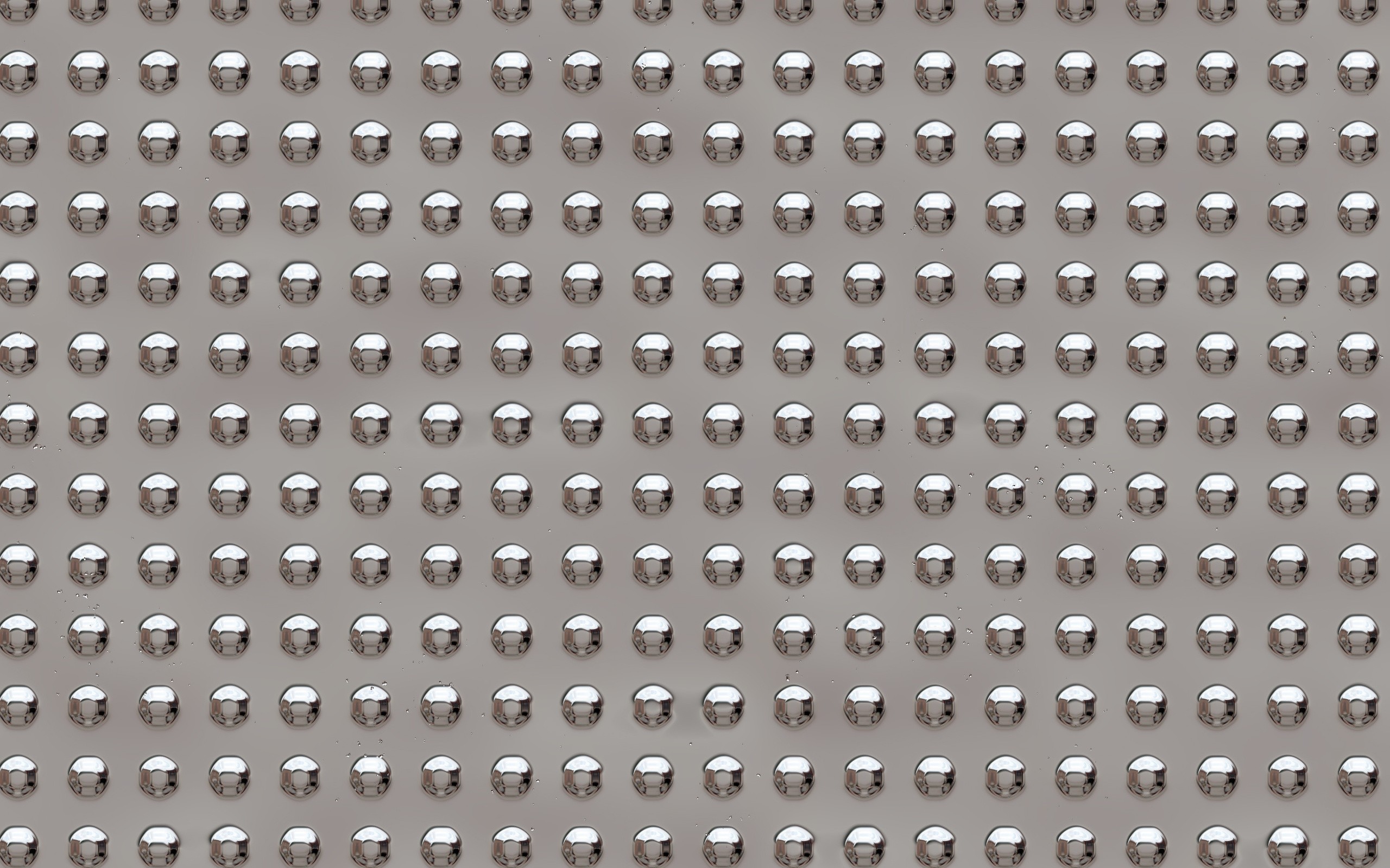 2560x1600  Wallpaper mesh, metal, silver, shape, surface, background