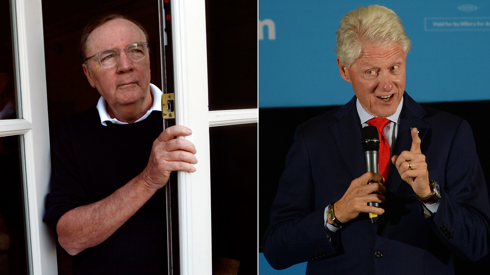 2048x1152 James Patterson and former President Clinton. (Genaro Molina / Los Angeles  Times, left