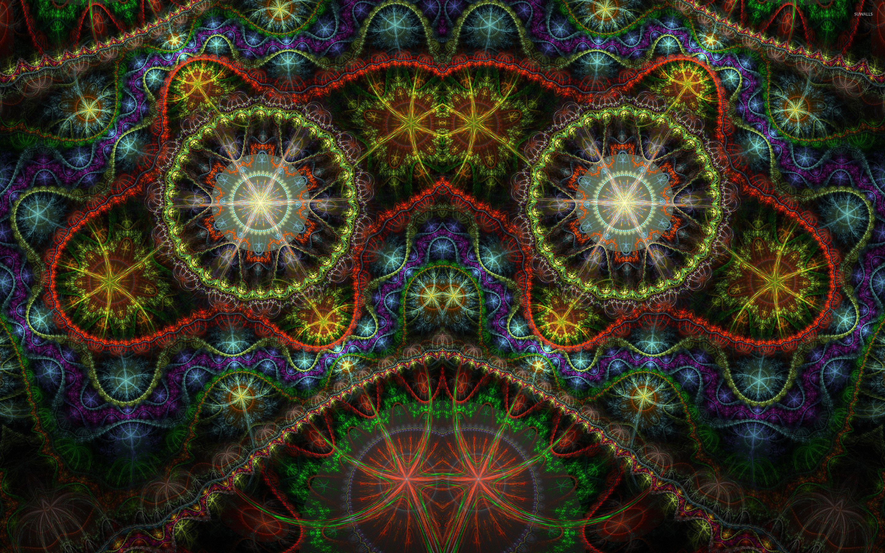 2880x1800 ... Colorful fractal wallpaper
