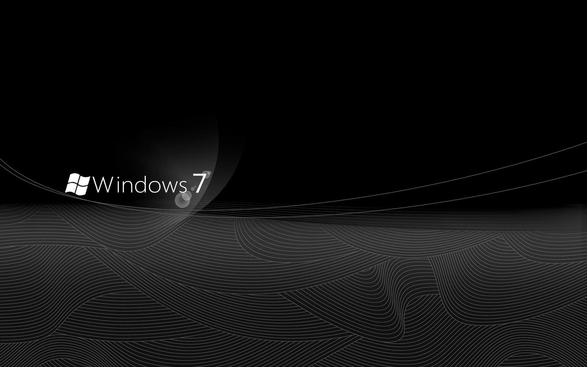 1920x1200 Windows 7 Elegant black Desktop Wallpaper | High Quality .