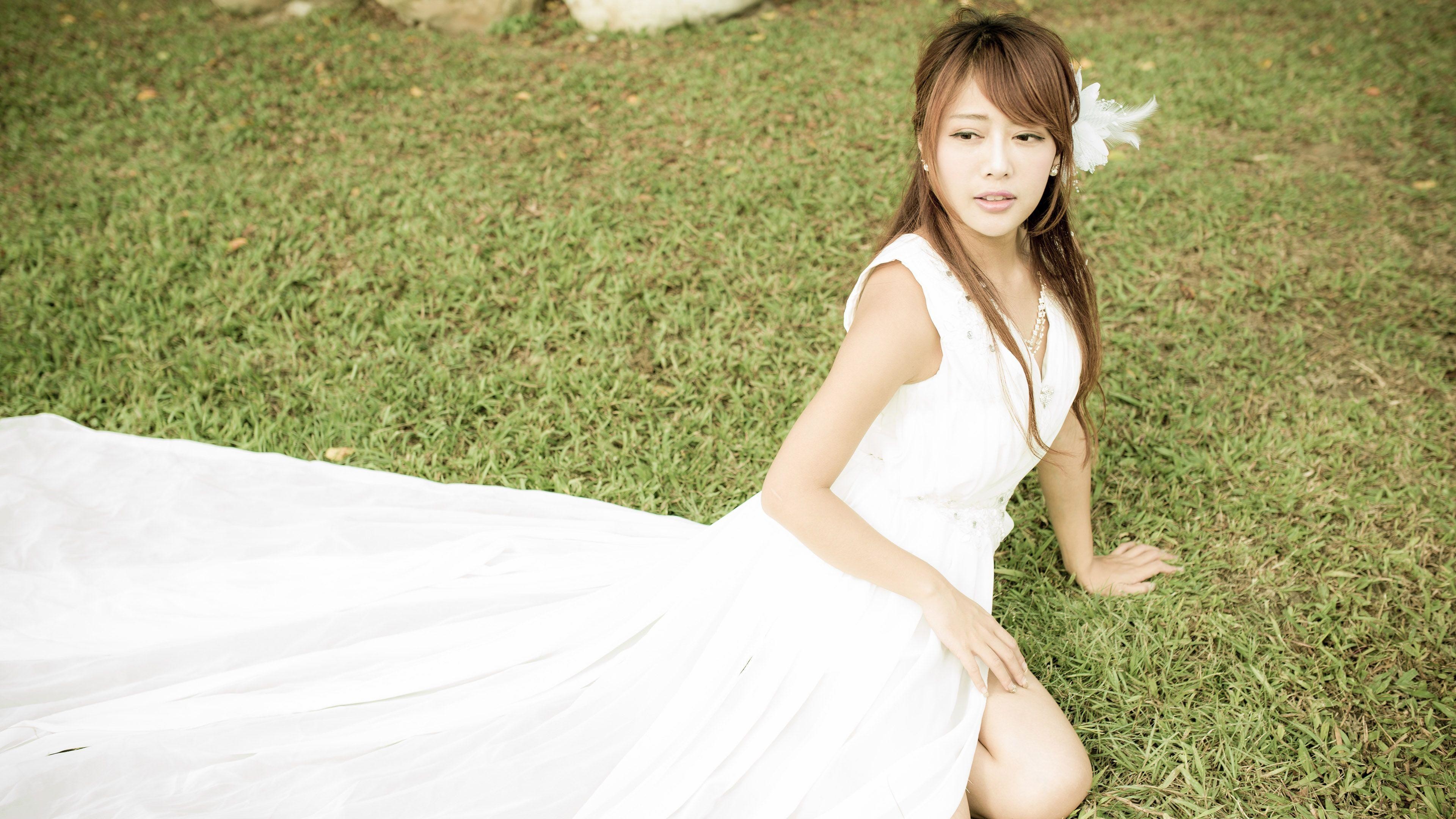 3840x2160 Xiao Xi in a wedding dress