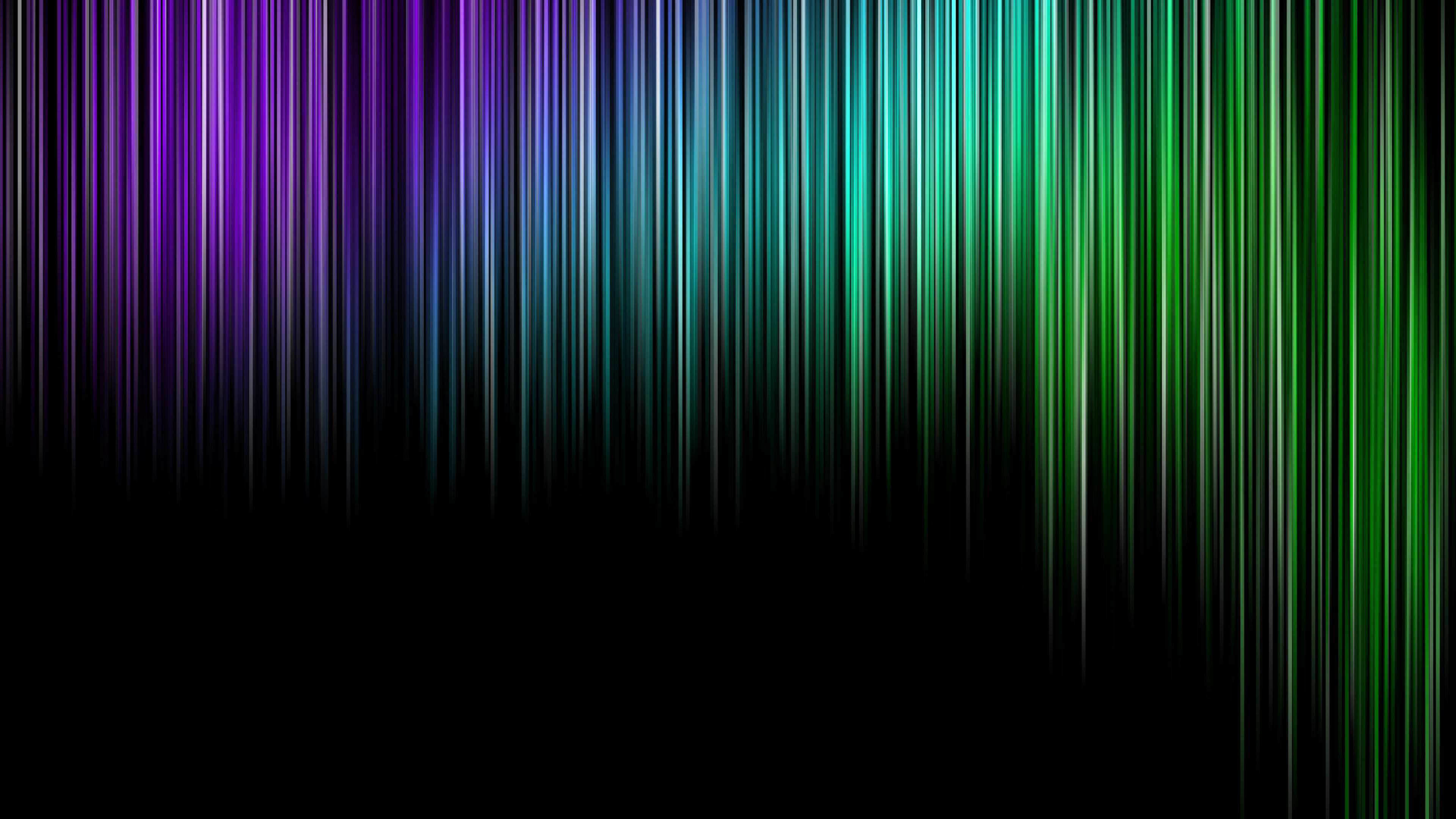 3840x2160 Purple to Green Digital Rain  wallpaper