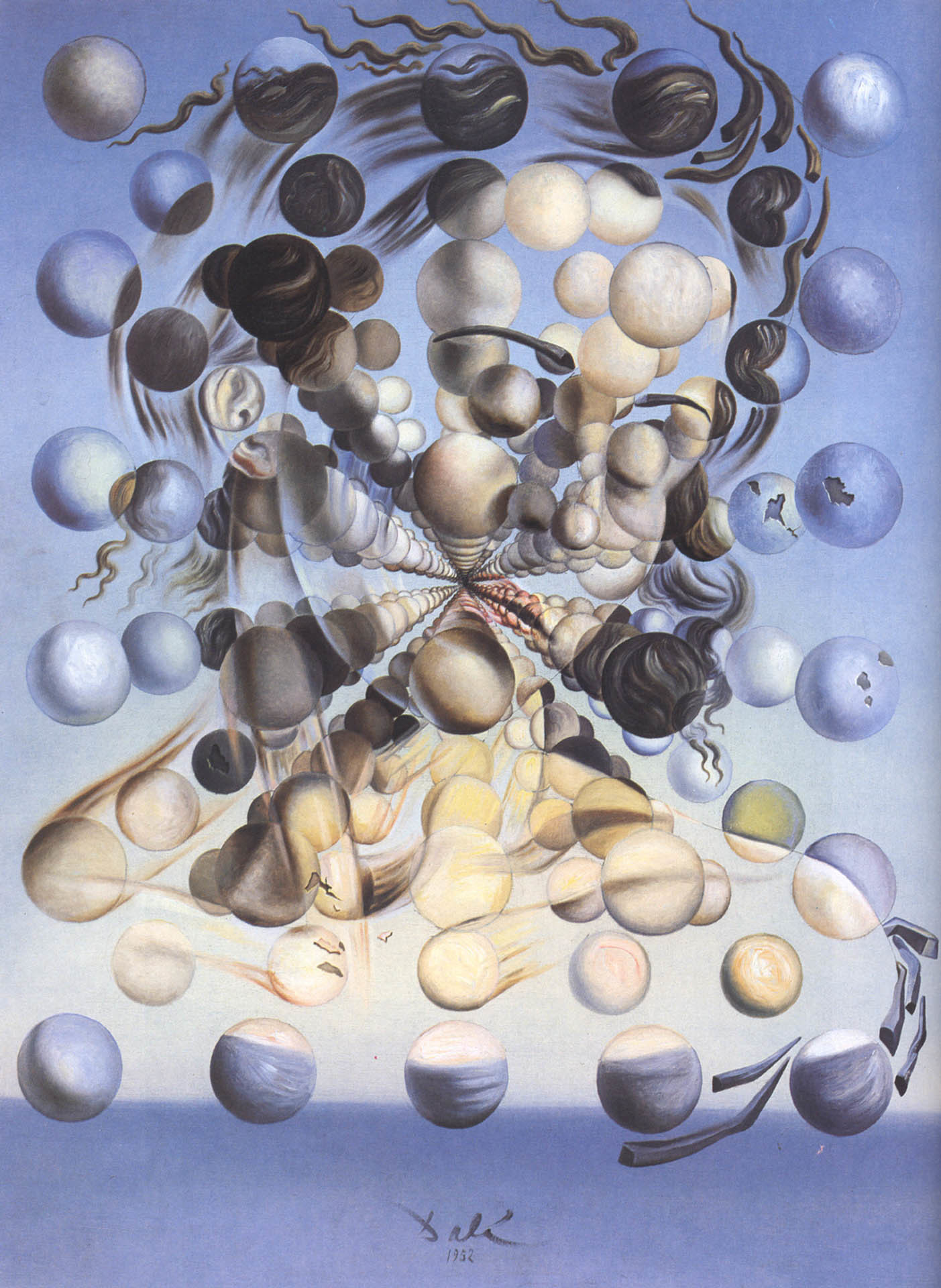 1403x1920 Salvador Dali, Galatea of the spheres, 1952, oil on canvas,