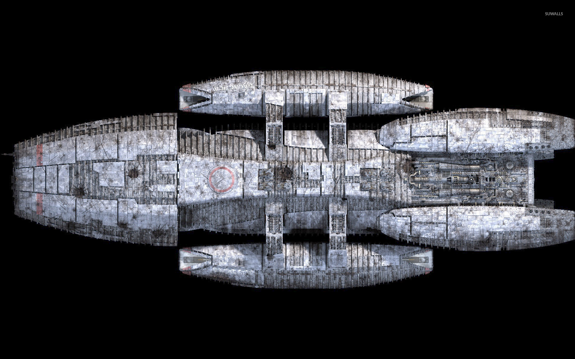 1920x1200 Battlestar Galactica spaceship [2] wallpaper